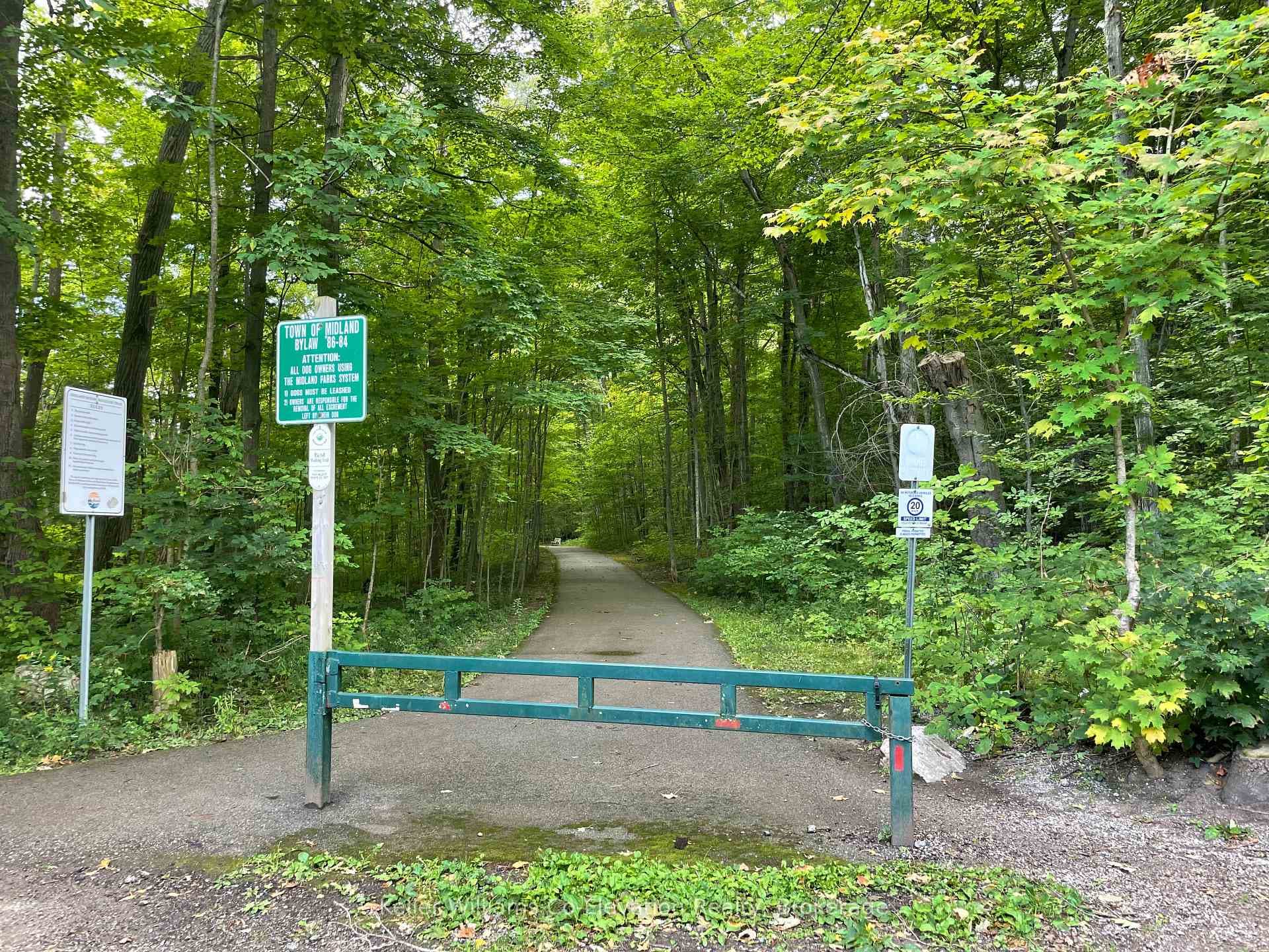 Entrance to Midland Rotary Trail