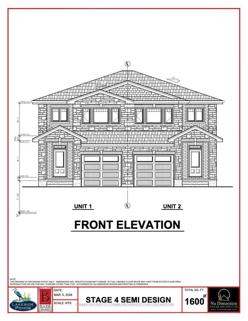 Exterior floor plans.