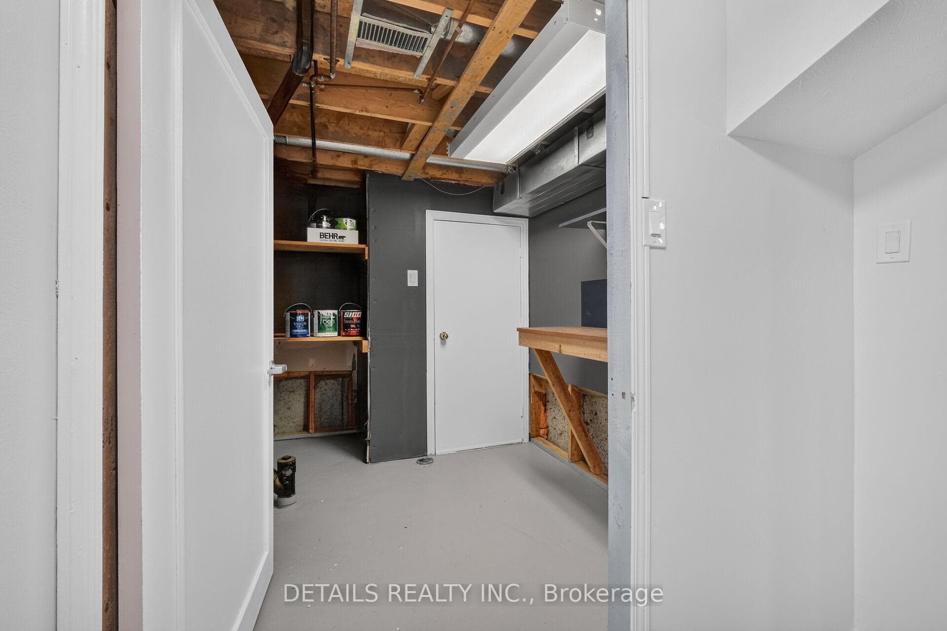 Workshop and Cold Storage Room