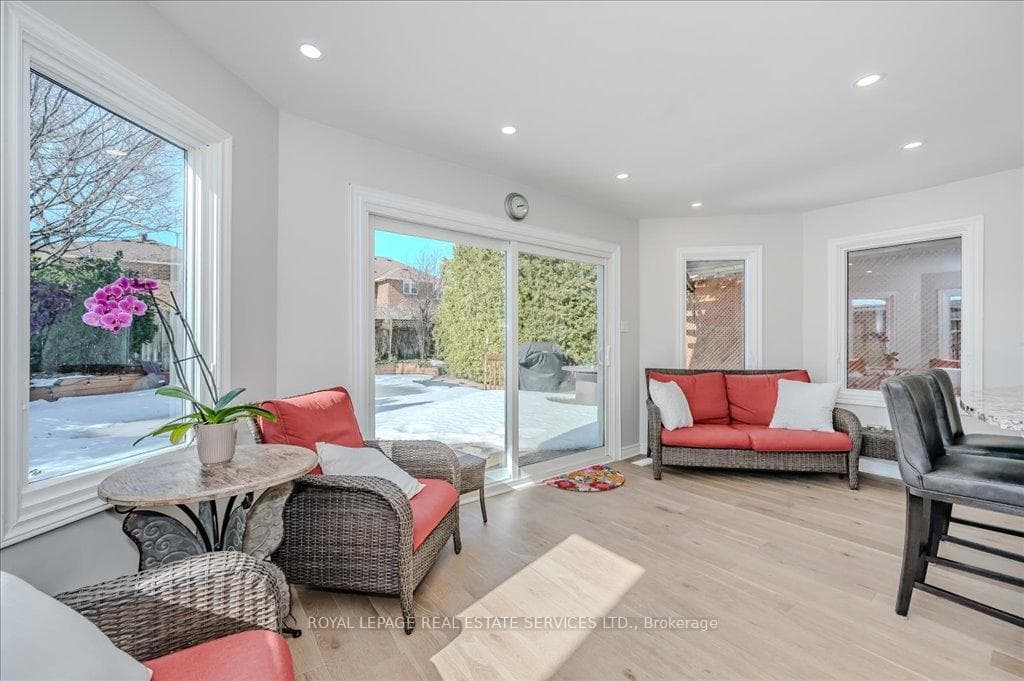 Sun-Filled Dining/Sitting Area with a W/O to Deck