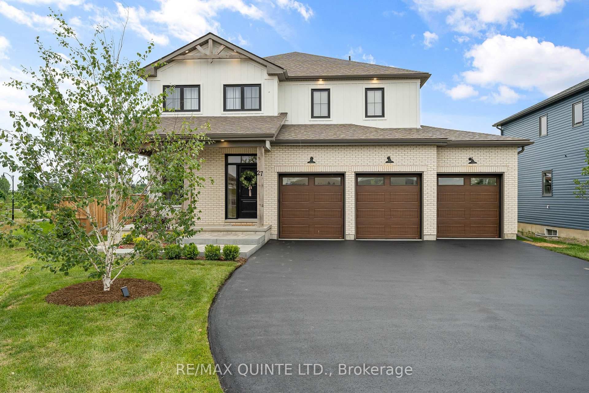 exterior with 3 car garage