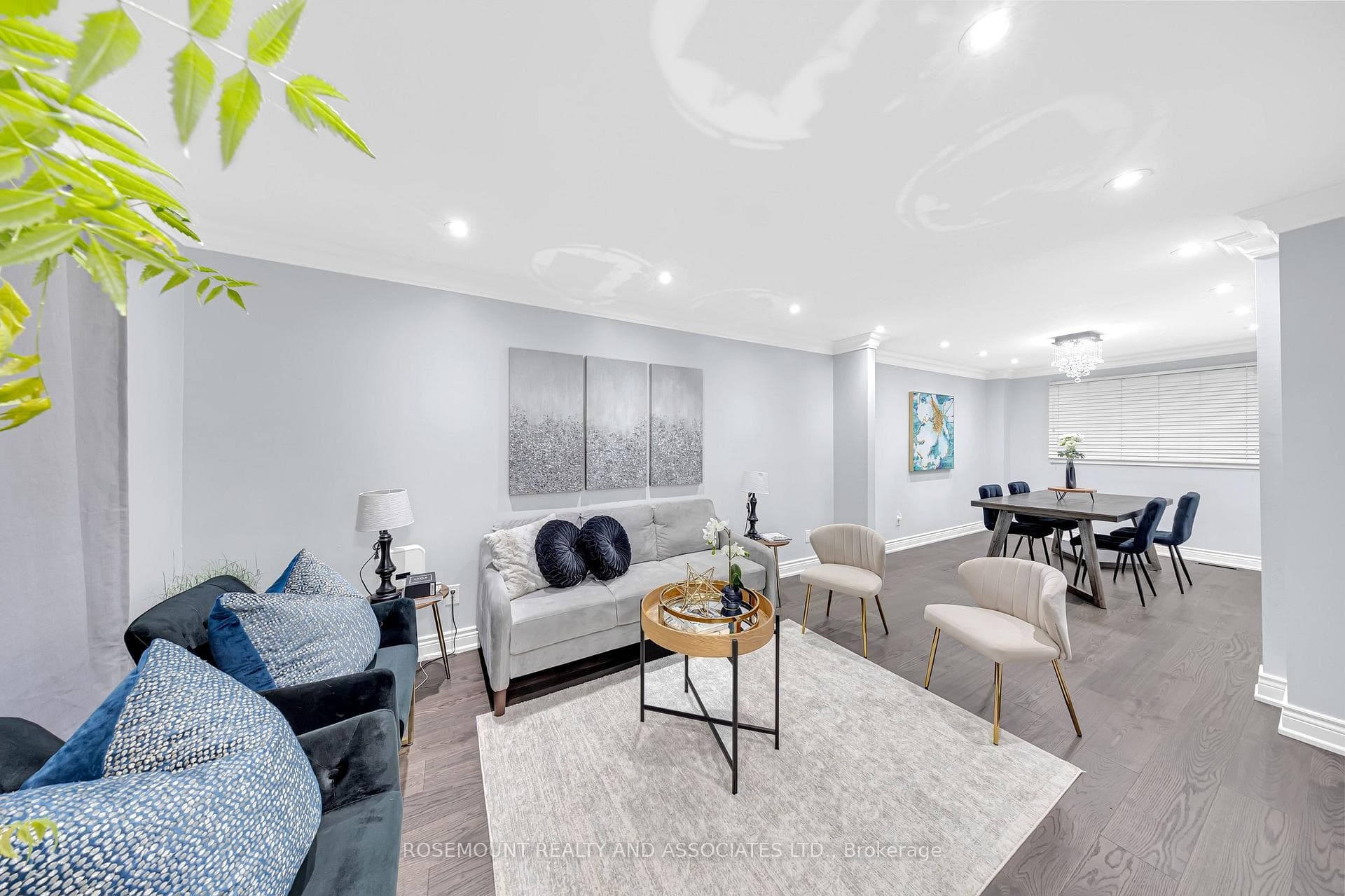 Living Room and Dining Room