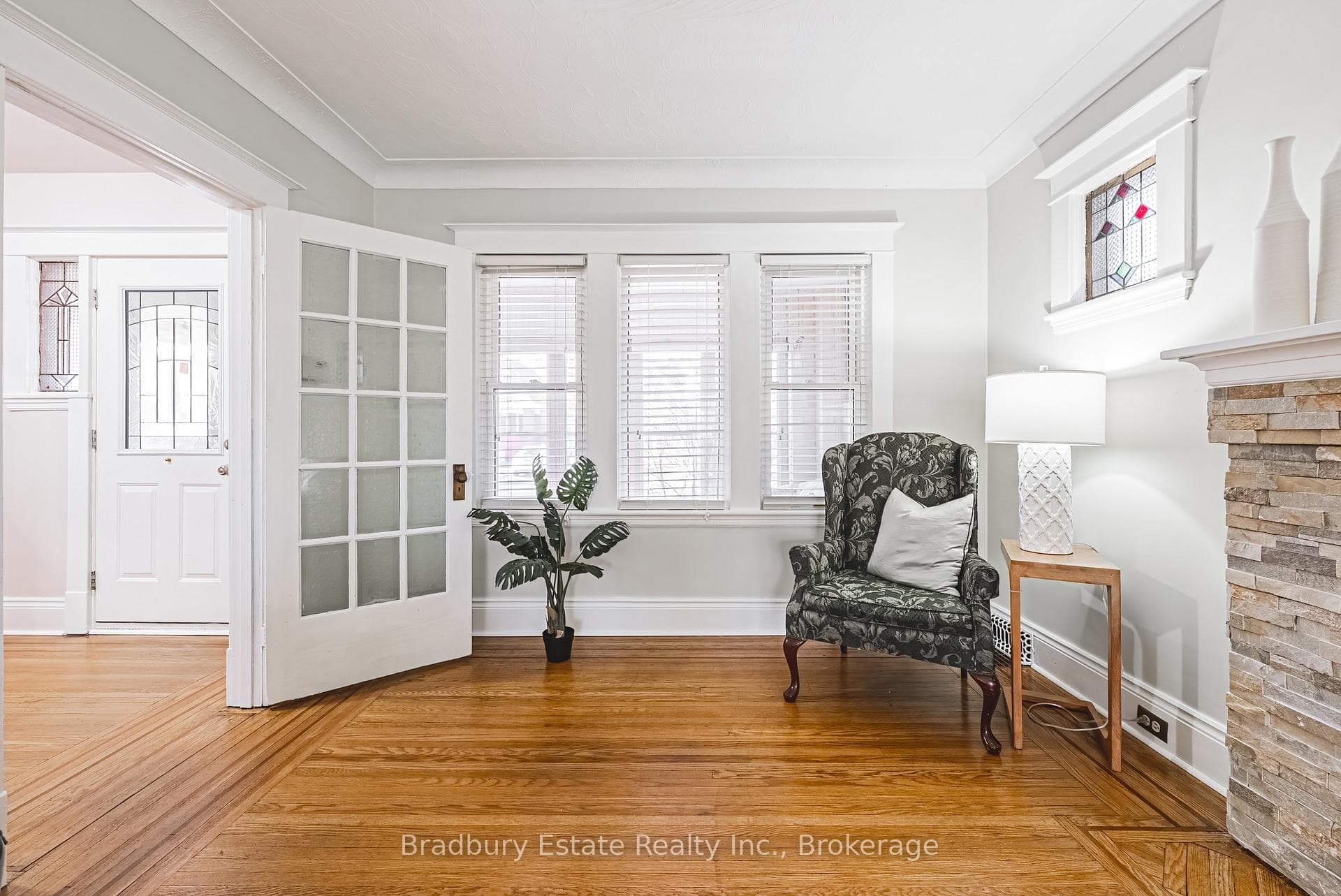 French Door, Leaded Stained Glass...