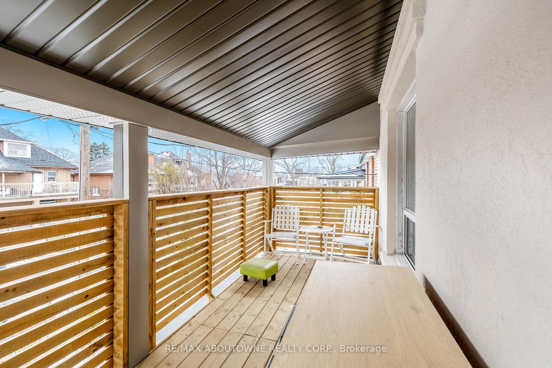 Balcony on Second Floor