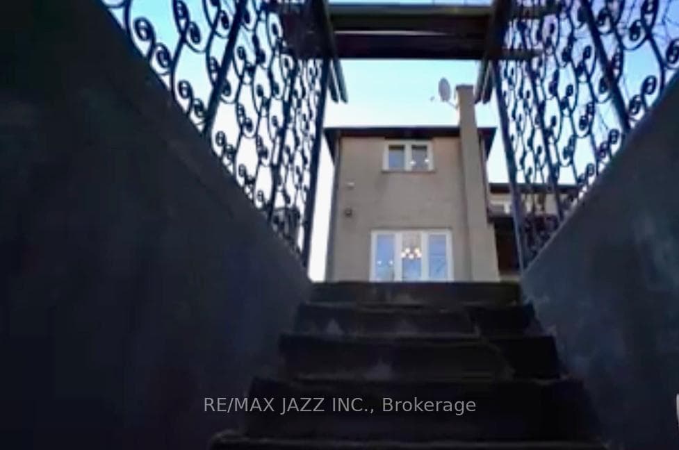 Stairs to basement under garage!