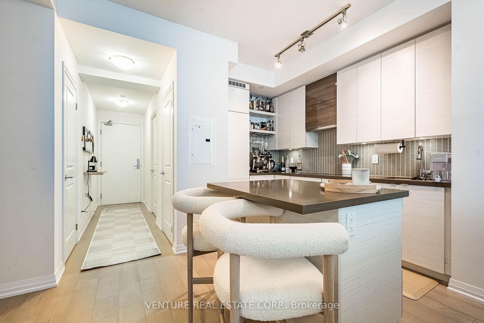 Kitchen with Quartz Counters