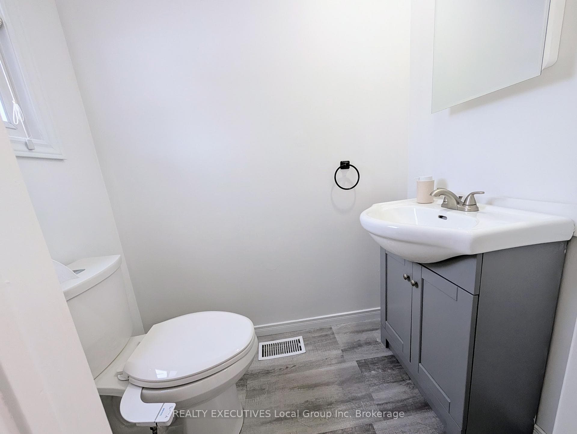 Powder room on main floor