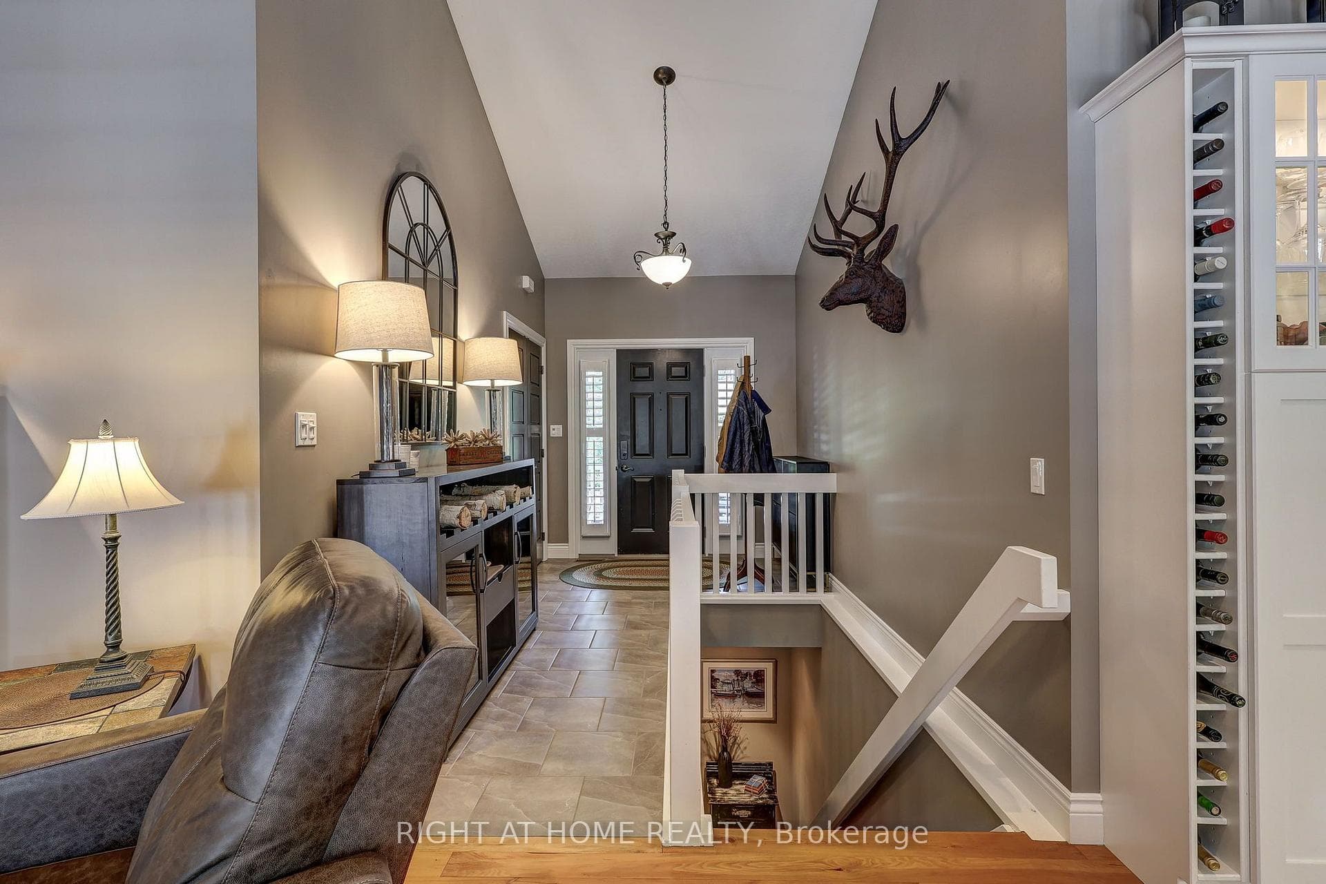 Room for a bench and a foyer table