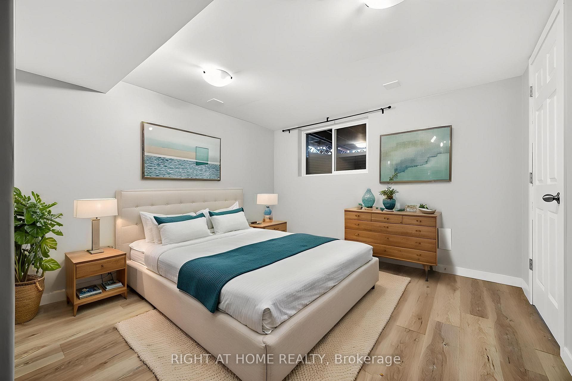 Basement 4th Bedroom Furnished Using AI