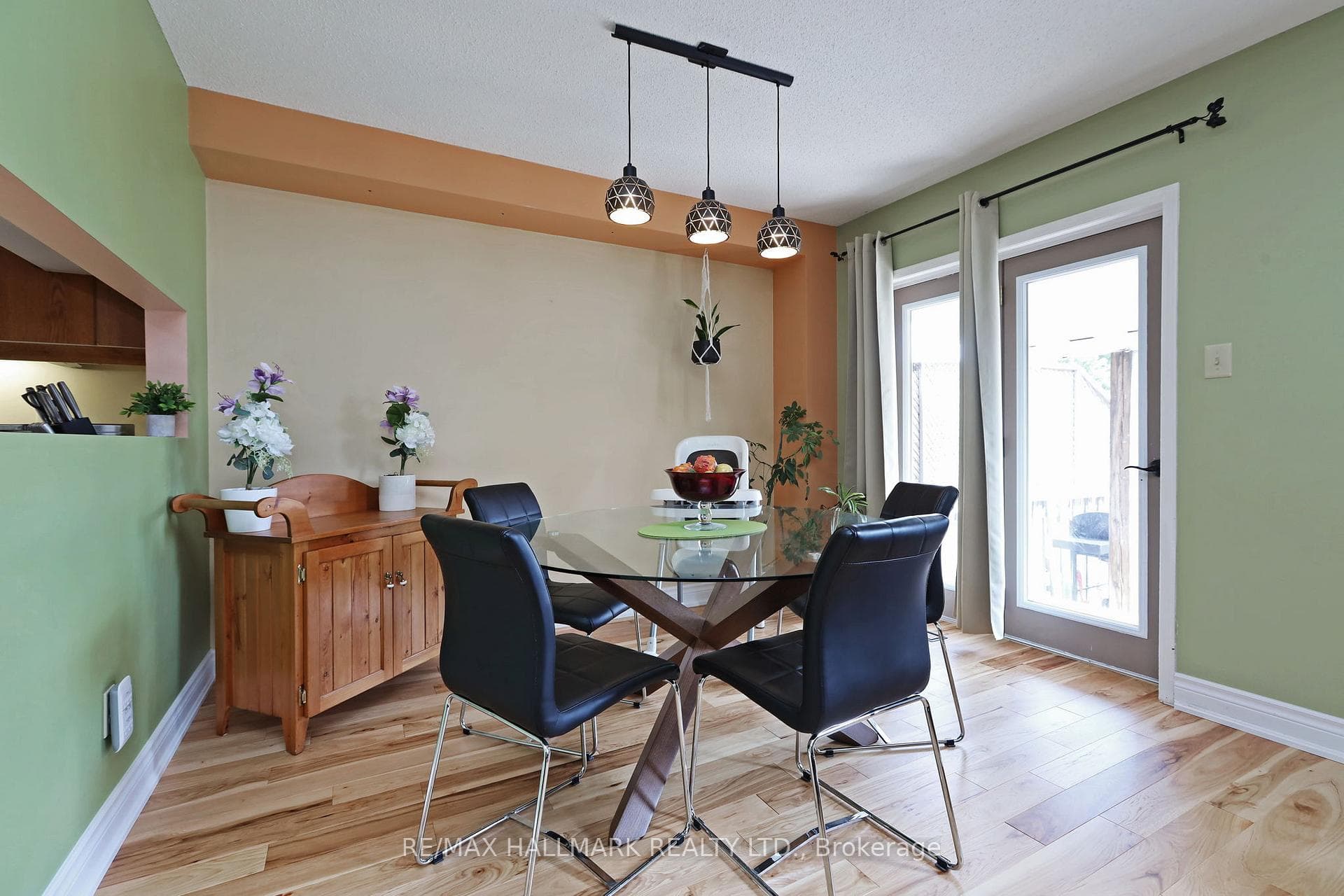 Dining Room with Walk-out to Backyard