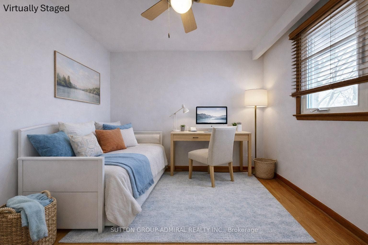 Virtually Staged 4th Bedroom