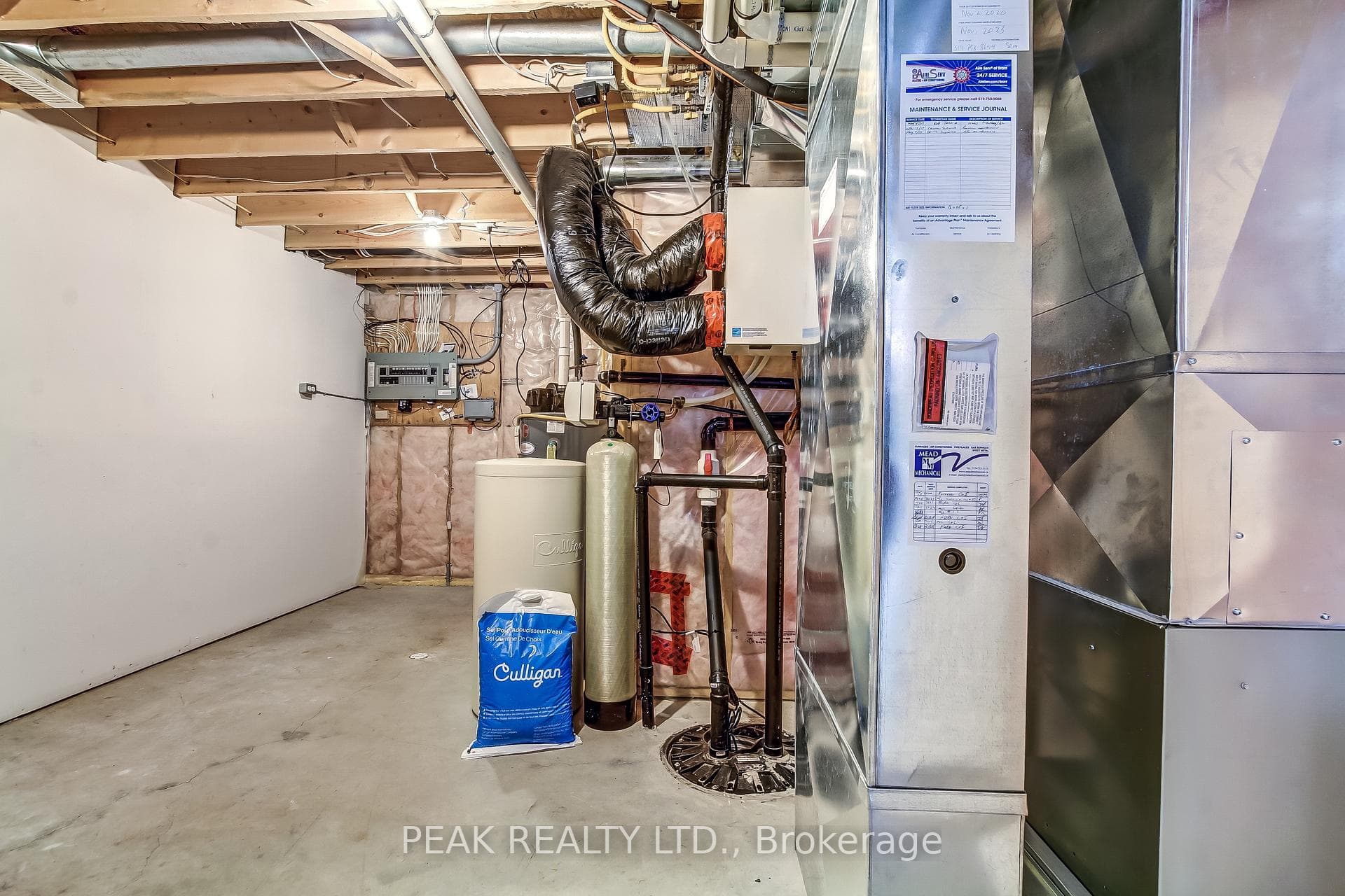 Utility and storage room.