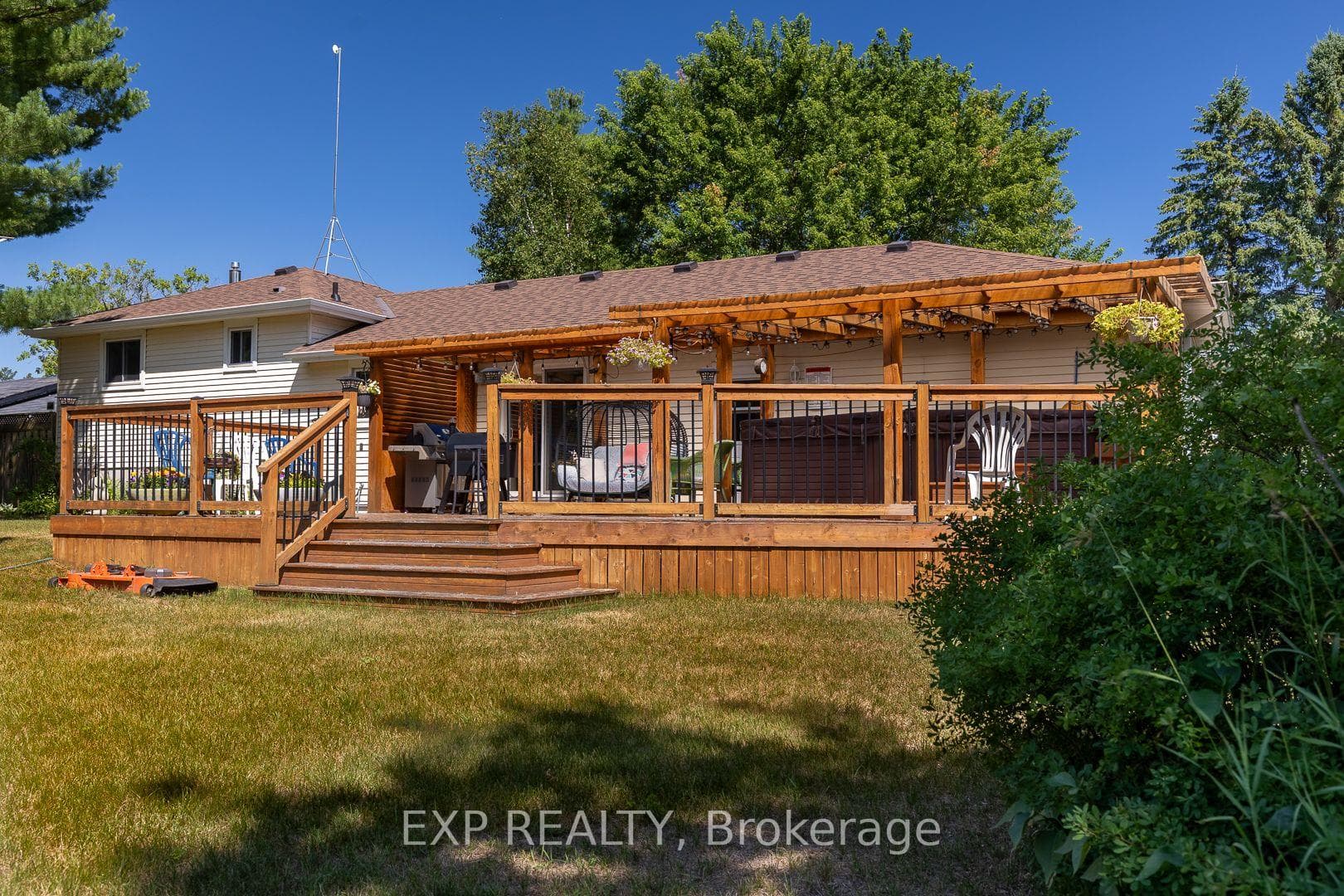 Large Deck Partially Covered
