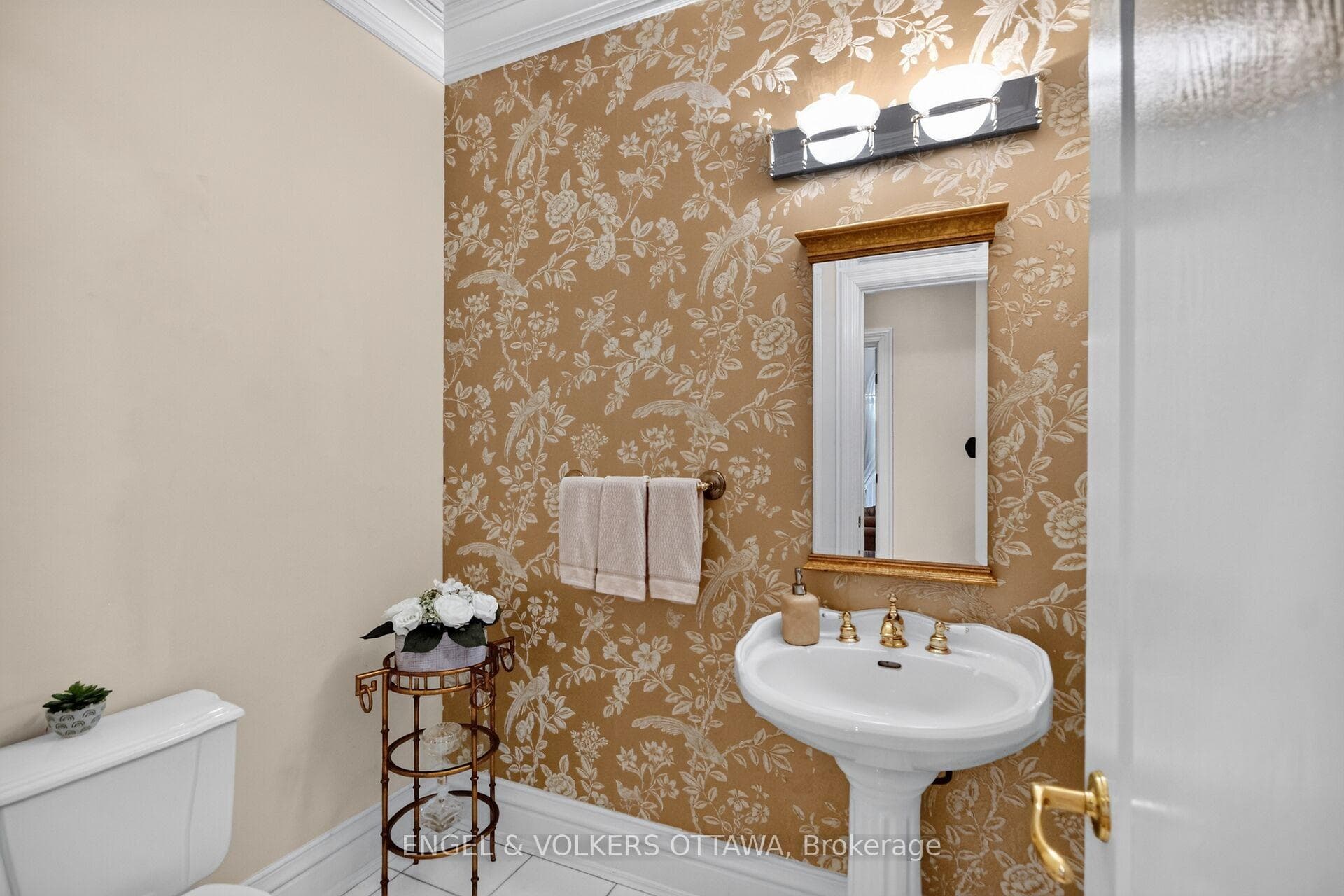 Main floor powder room