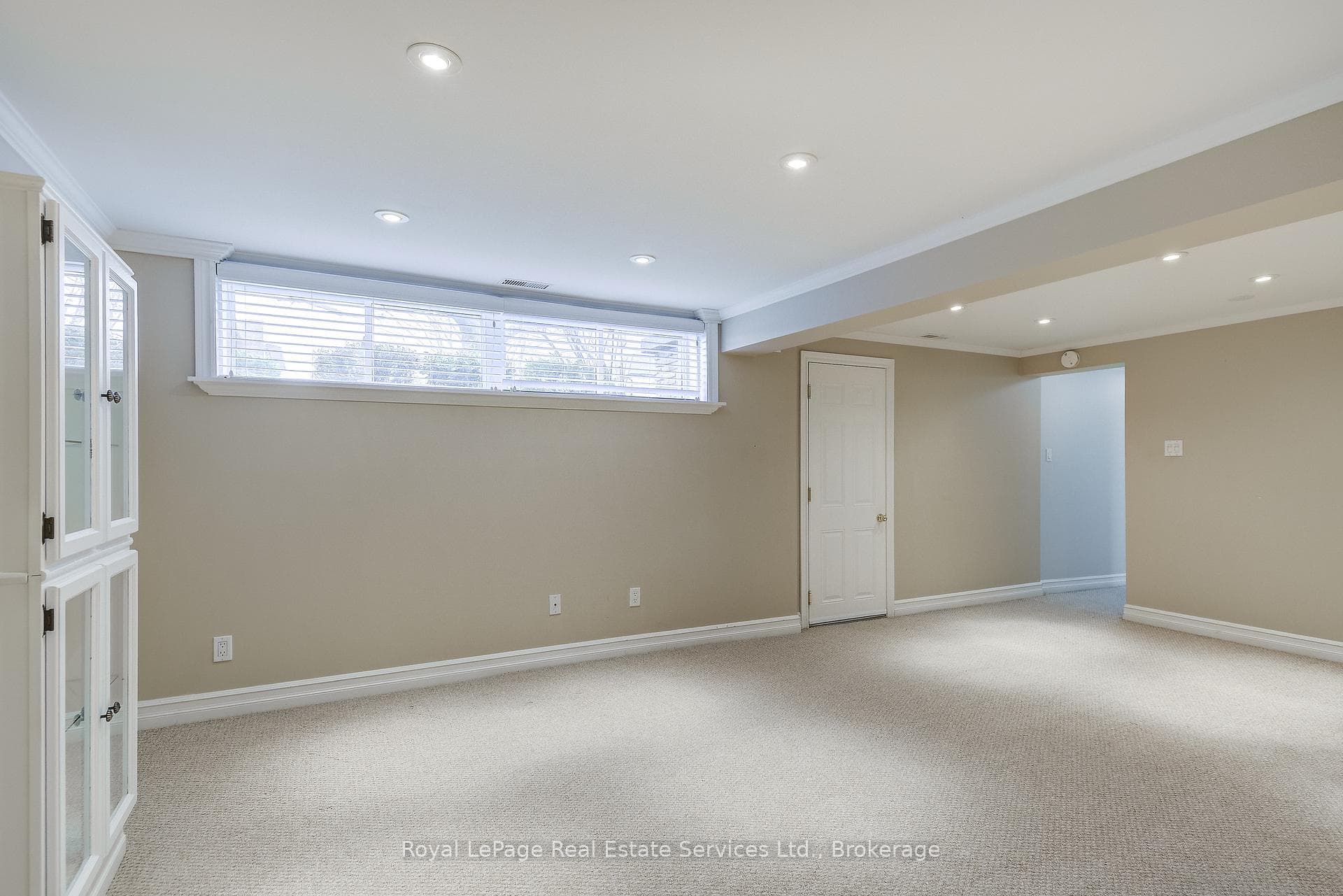 Wall to wall window brightens room