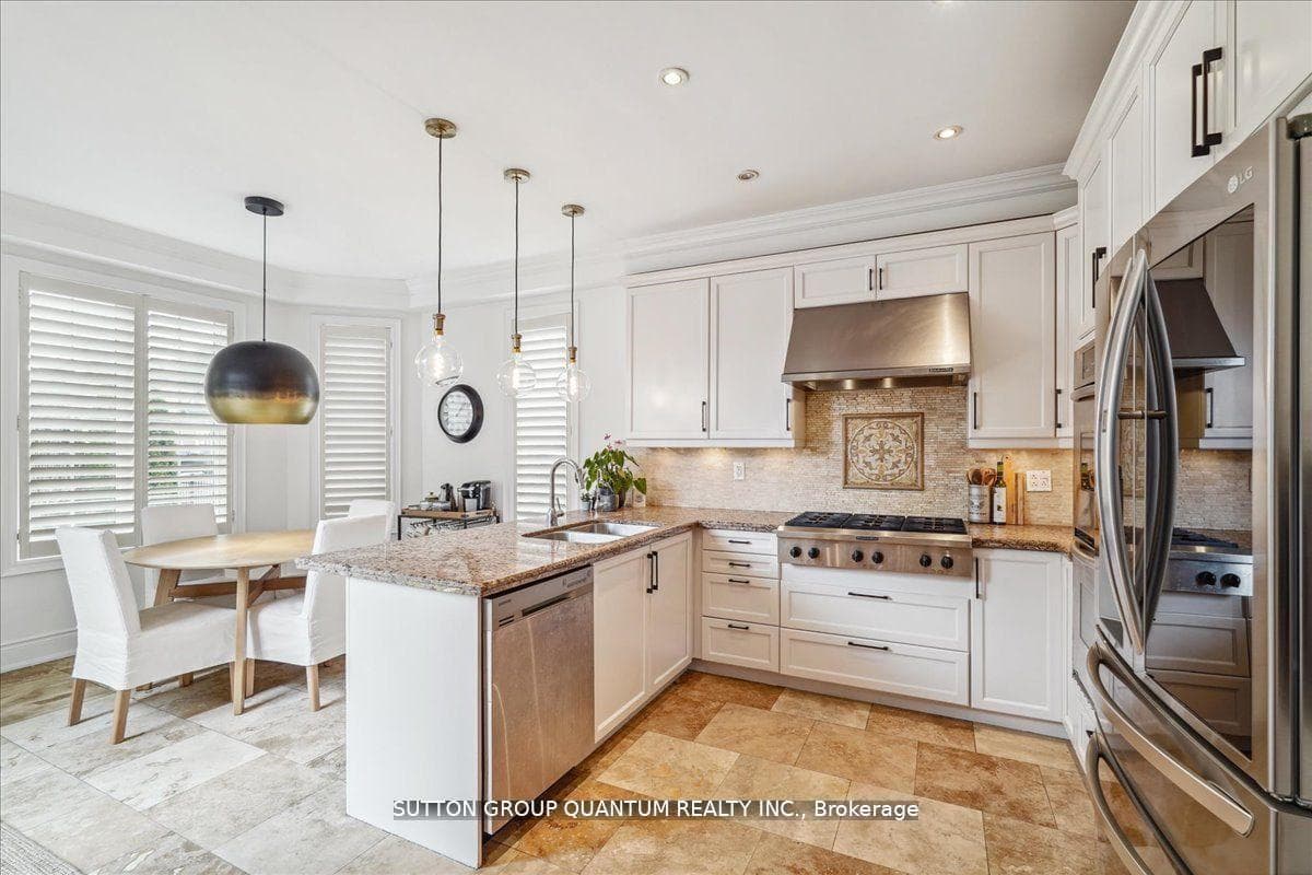 Large family-sized kitchen.
