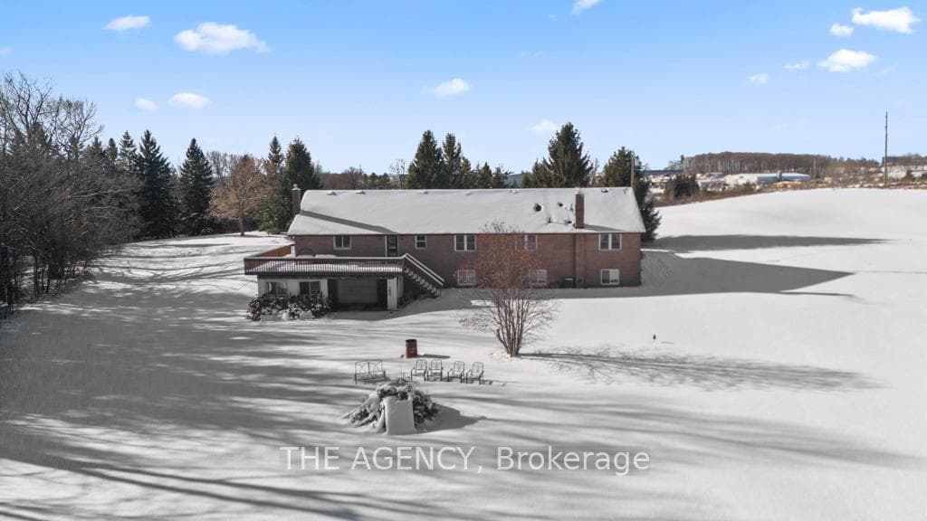 Walk out basement with a two-car attached garage