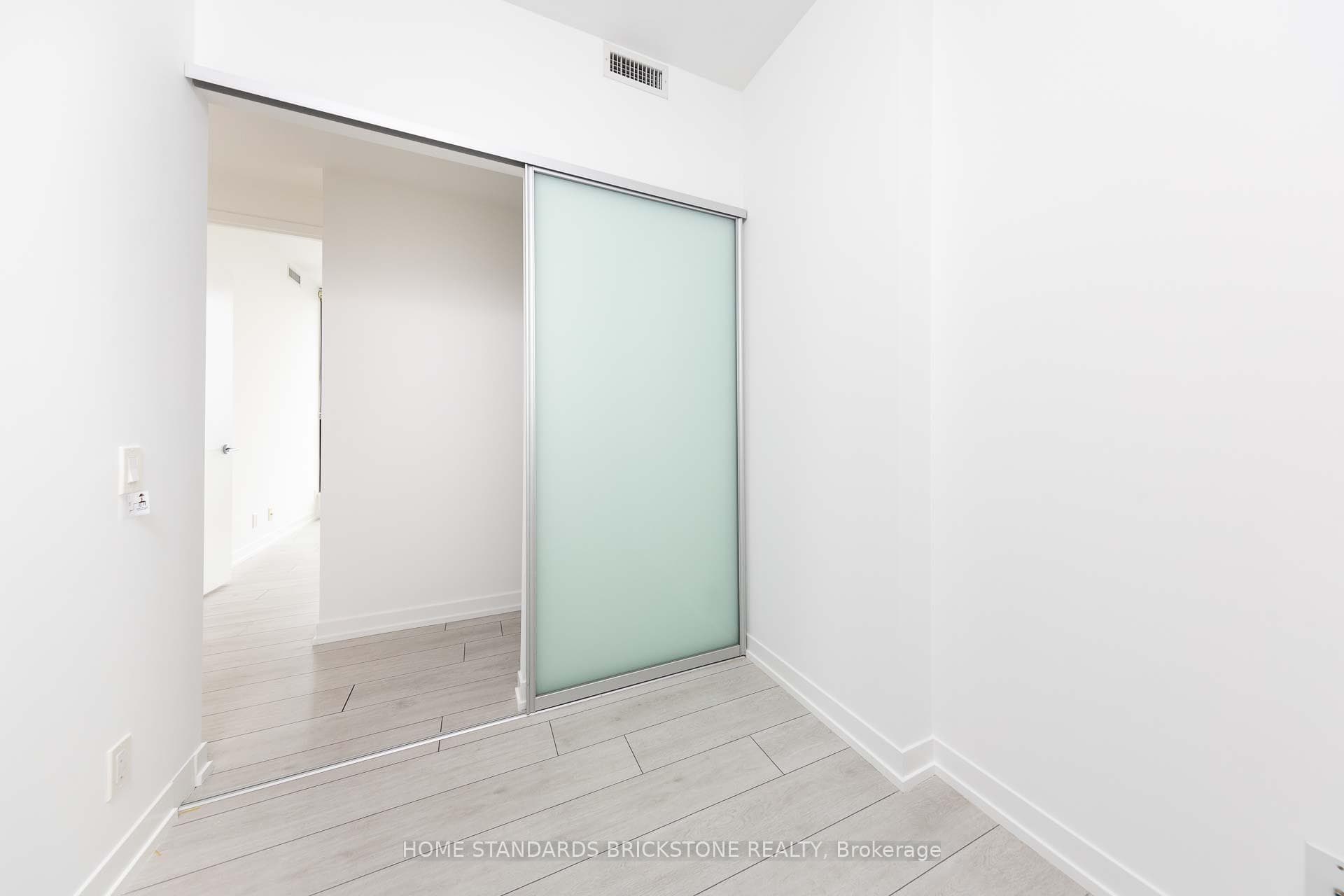 Den with Sliding Door