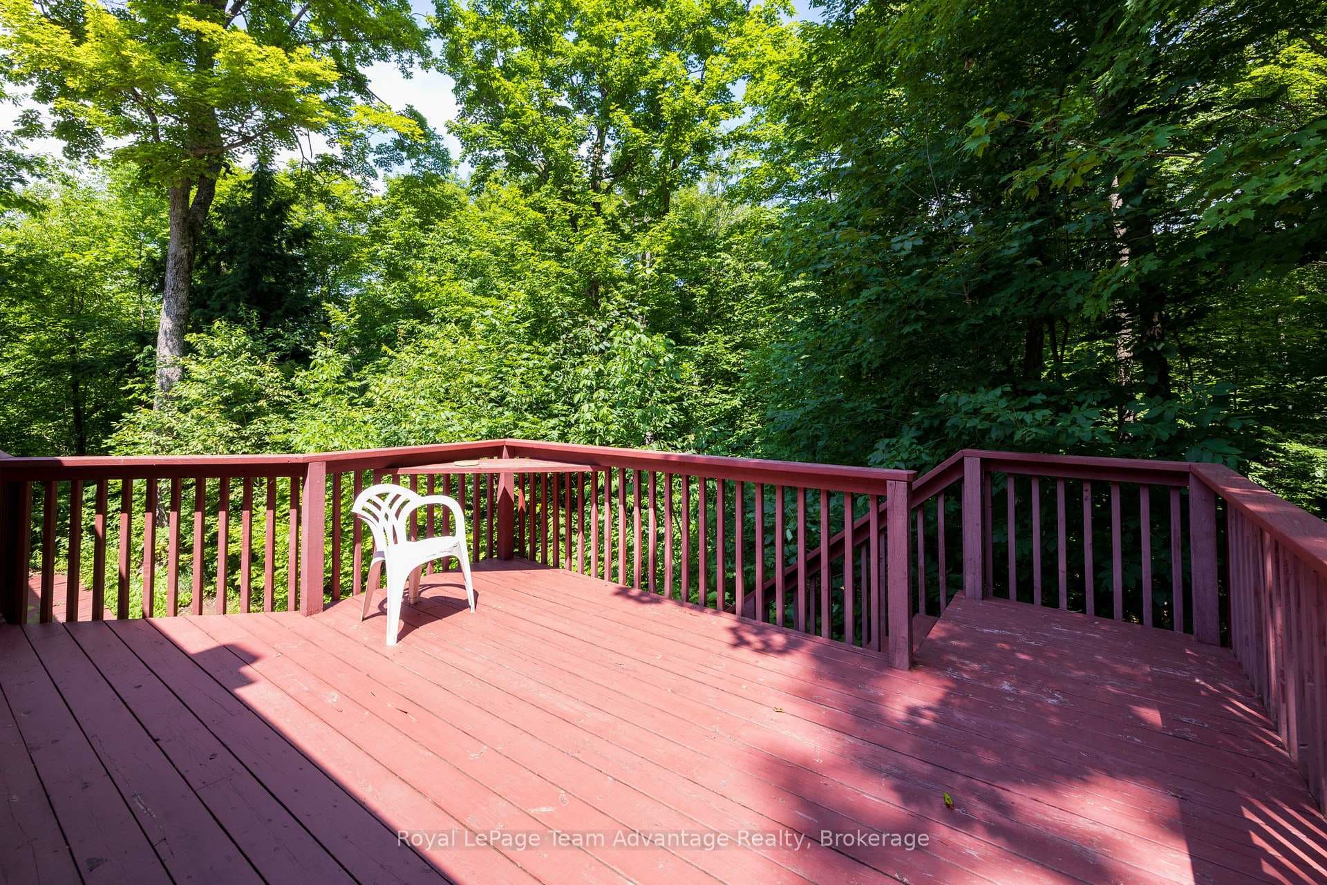 Large deck off dining room