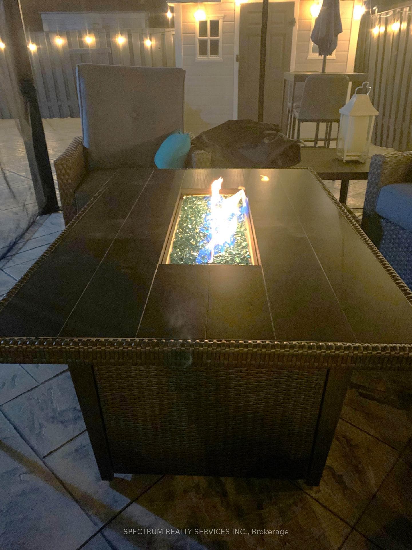 Comes with firetable, furniture and both gazebos