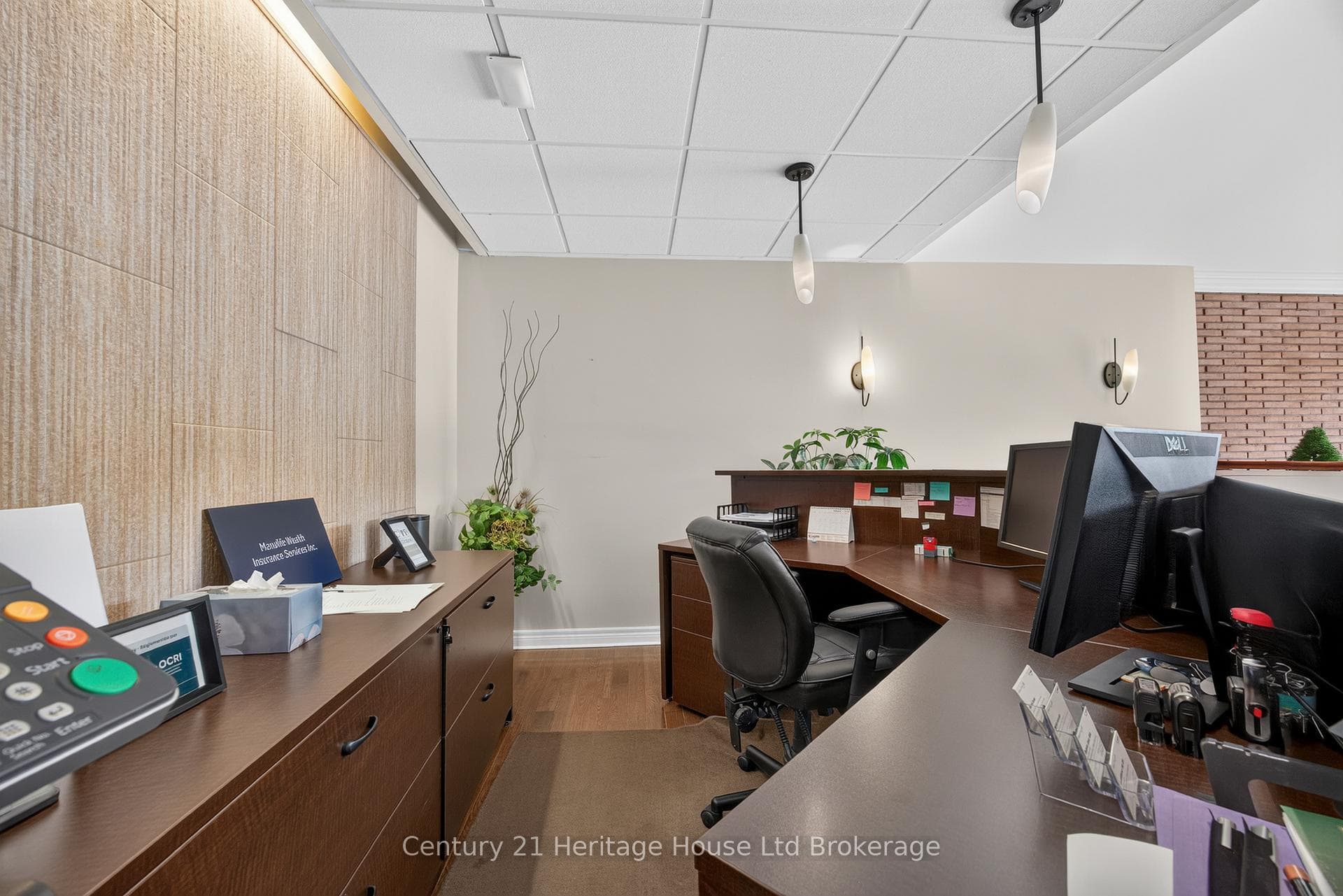 Front reception desk