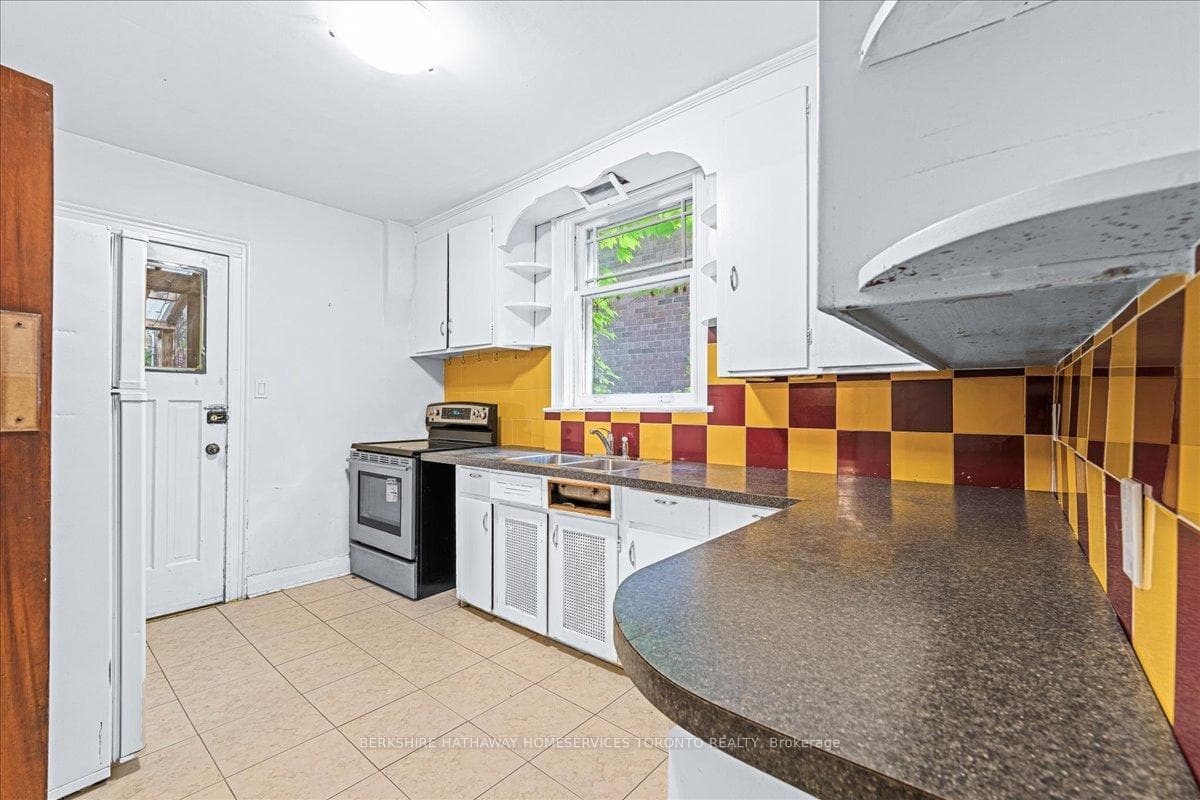 Kitchen Walk out to Covered Porch