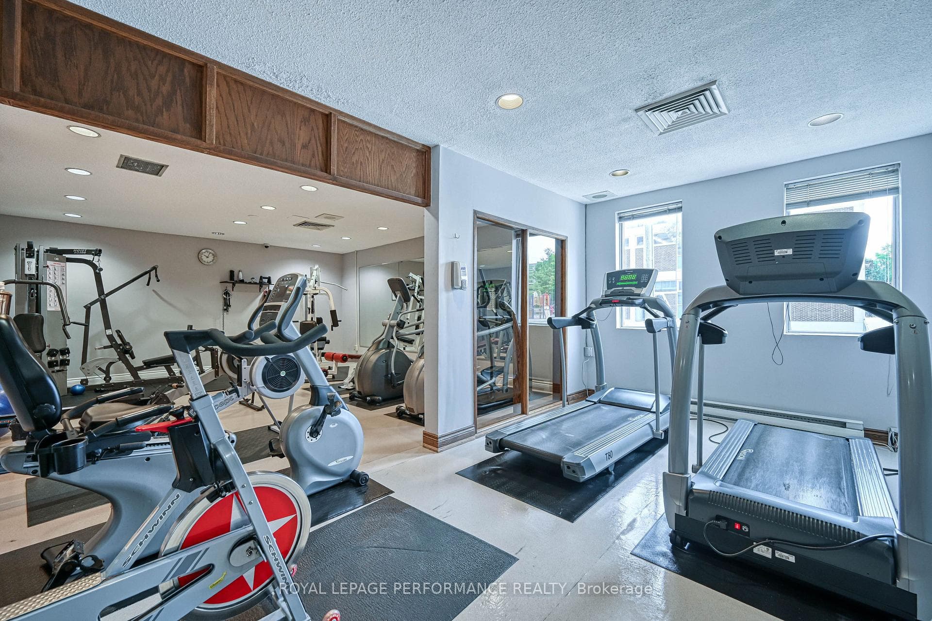 Gym in building