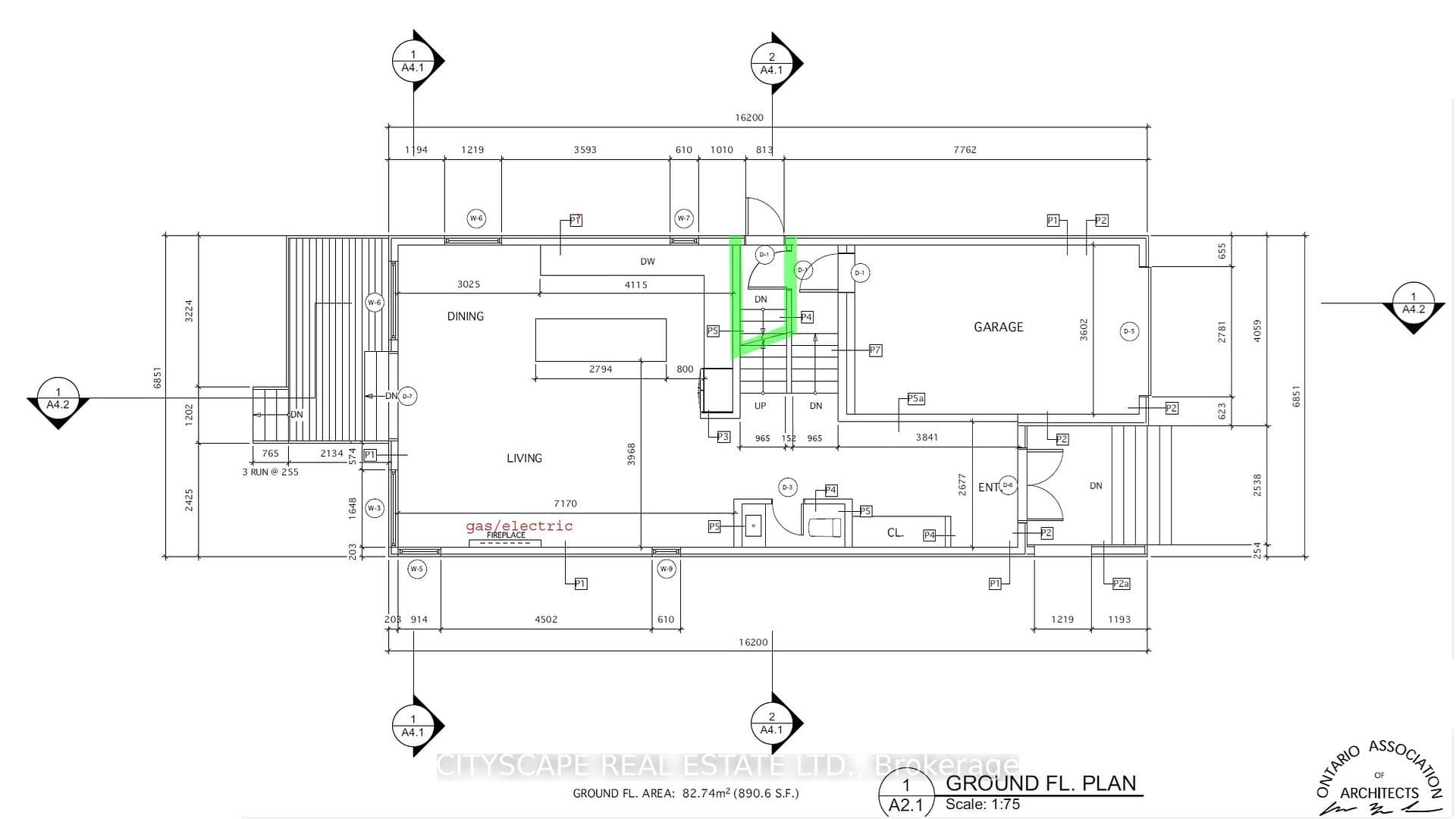 Builder's Proposed Ground Floor Plan