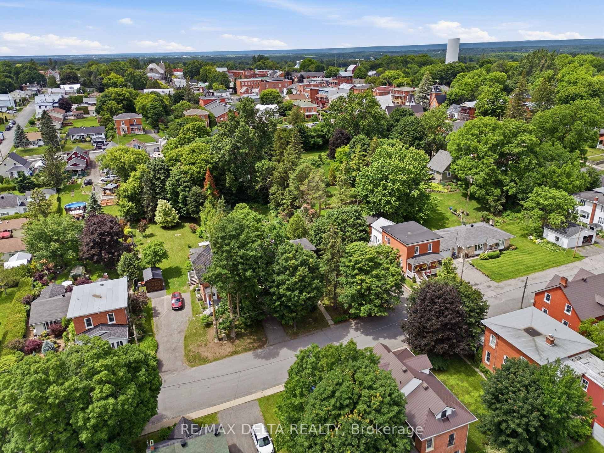 28 Jay Street is nestled in the trees.