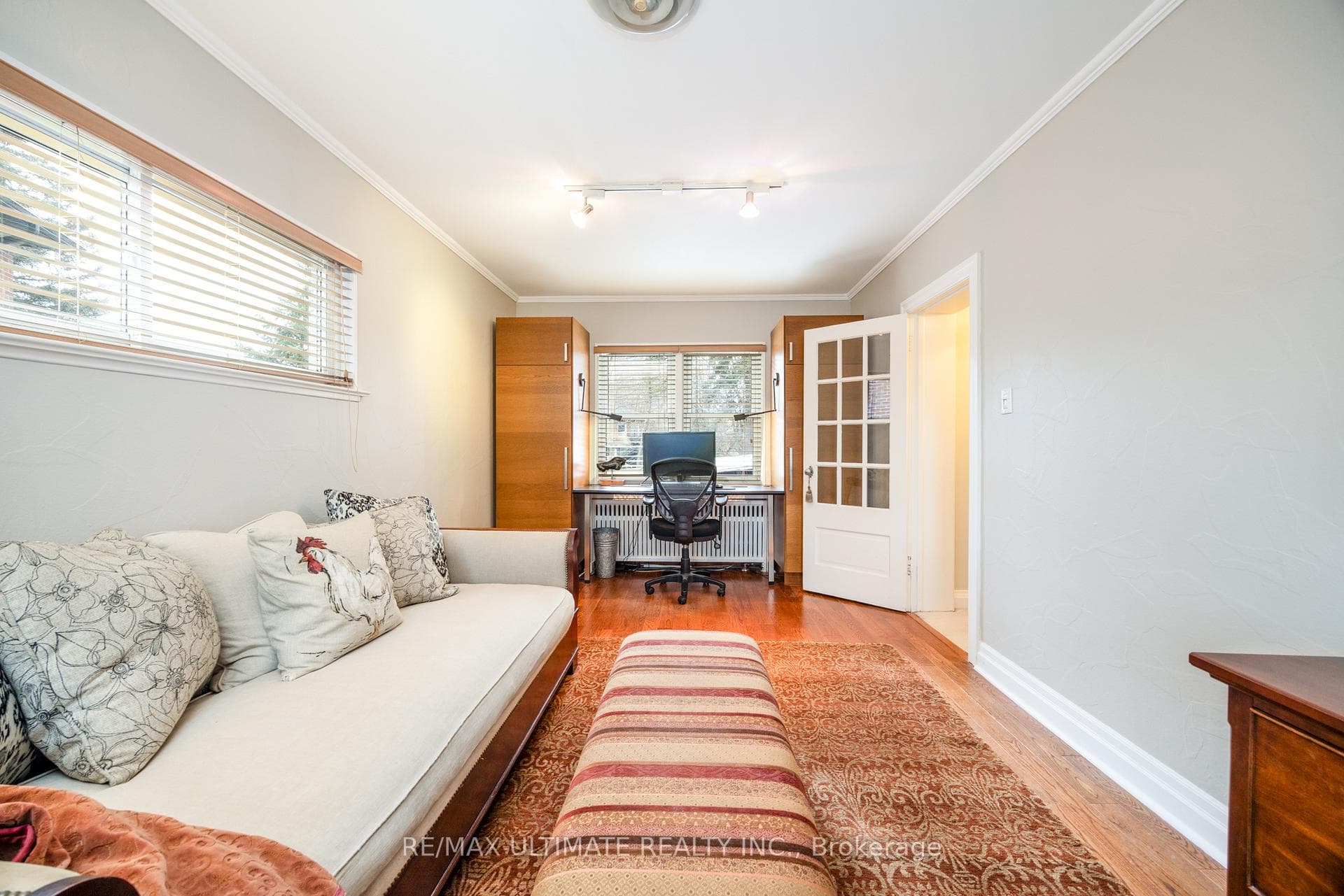 4th bedroom with built-in desk