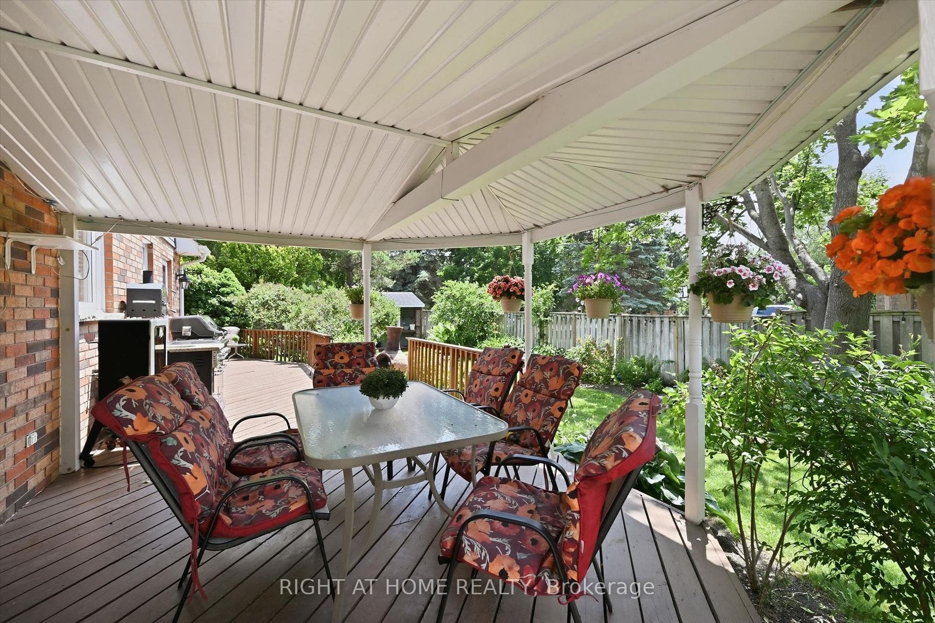 Lovely deck for entertaining and outdoor cooking