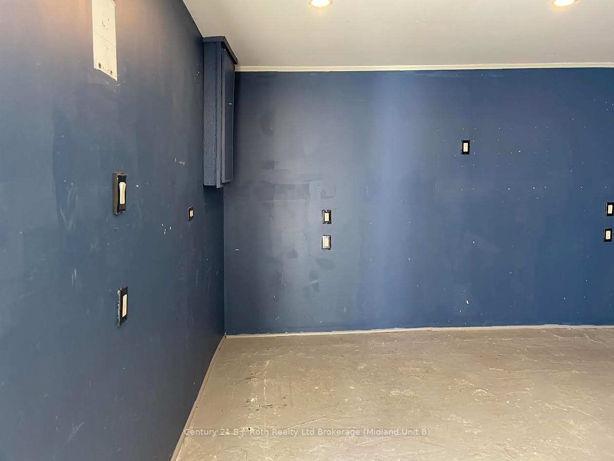 Inside of garage (which was used as studio)