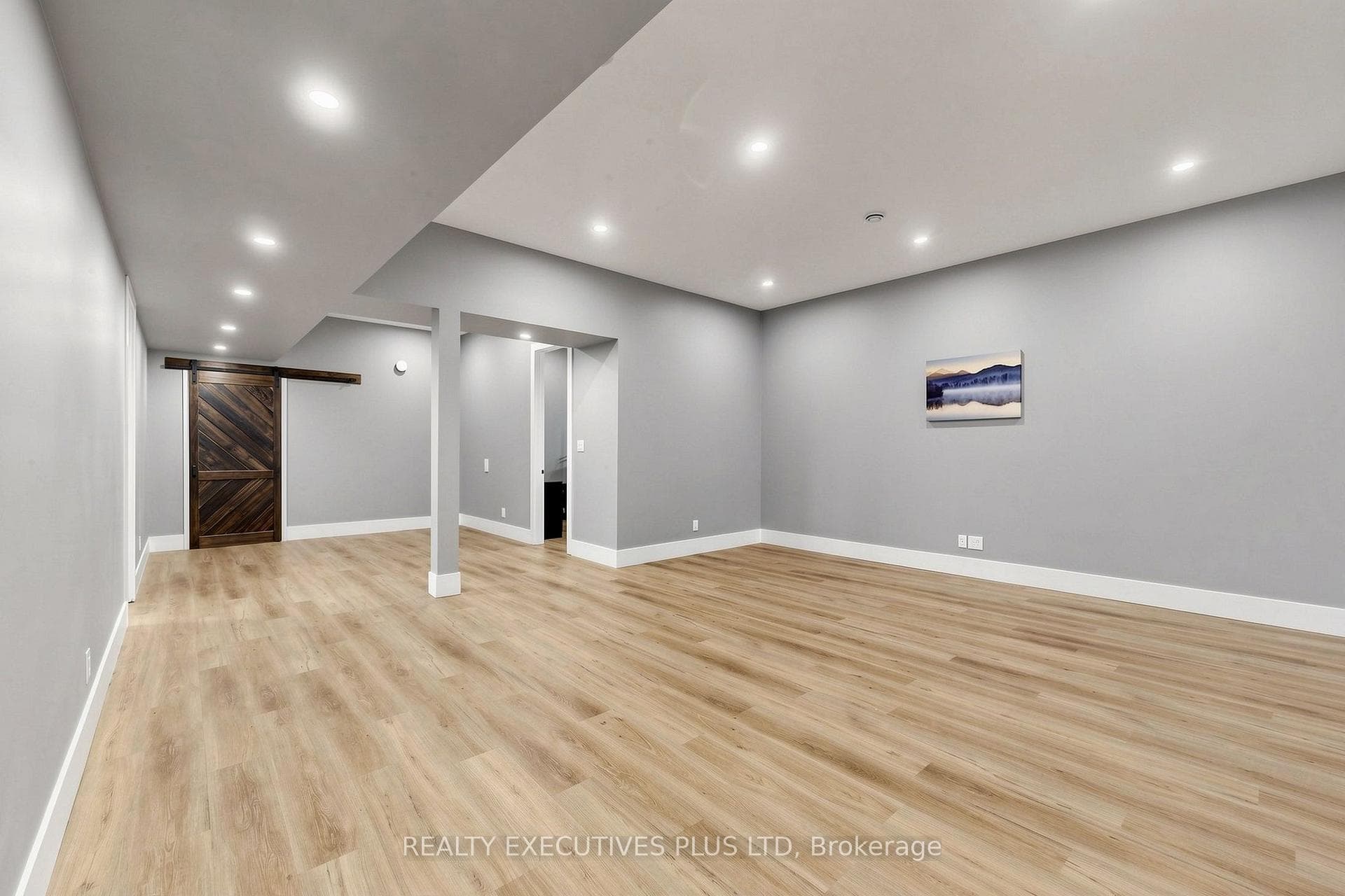 Large Open Concept Finished Basement