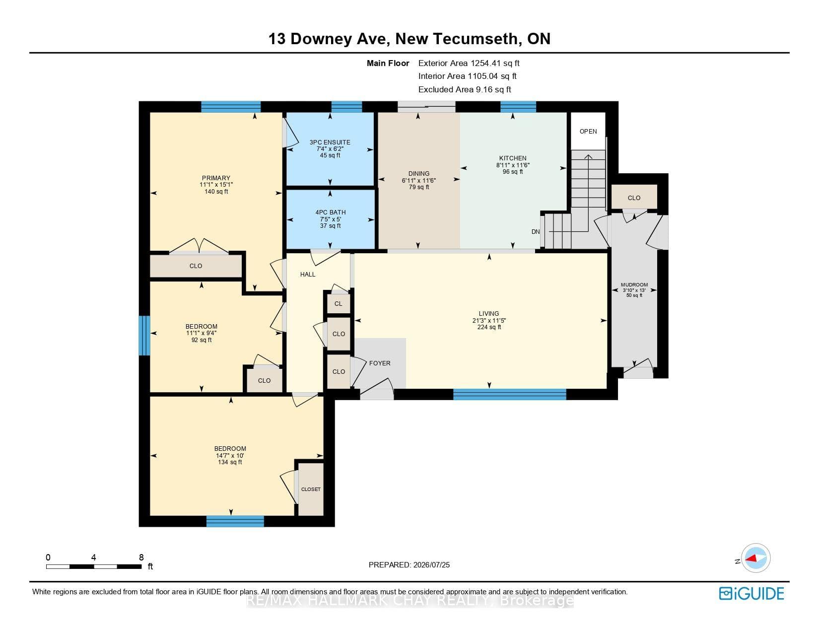 Main Level Floor Plan