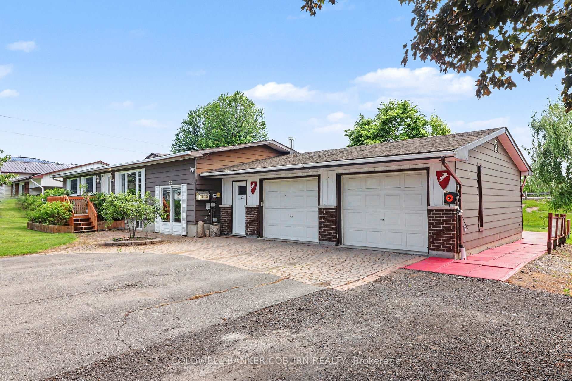 Extra large double garage
