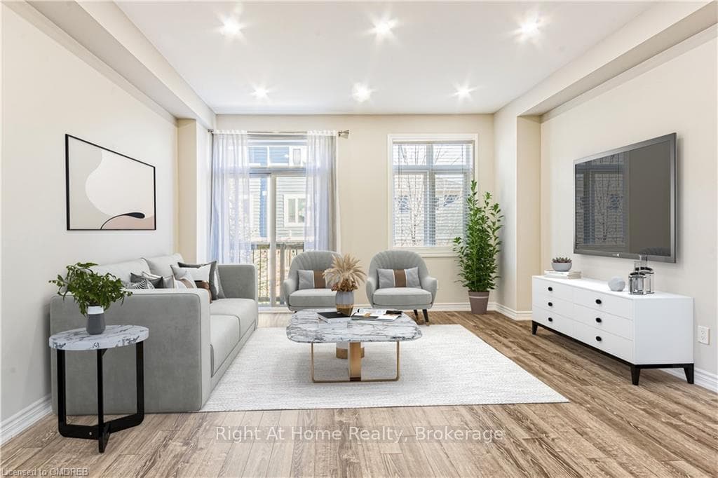 Living area, virtual staging