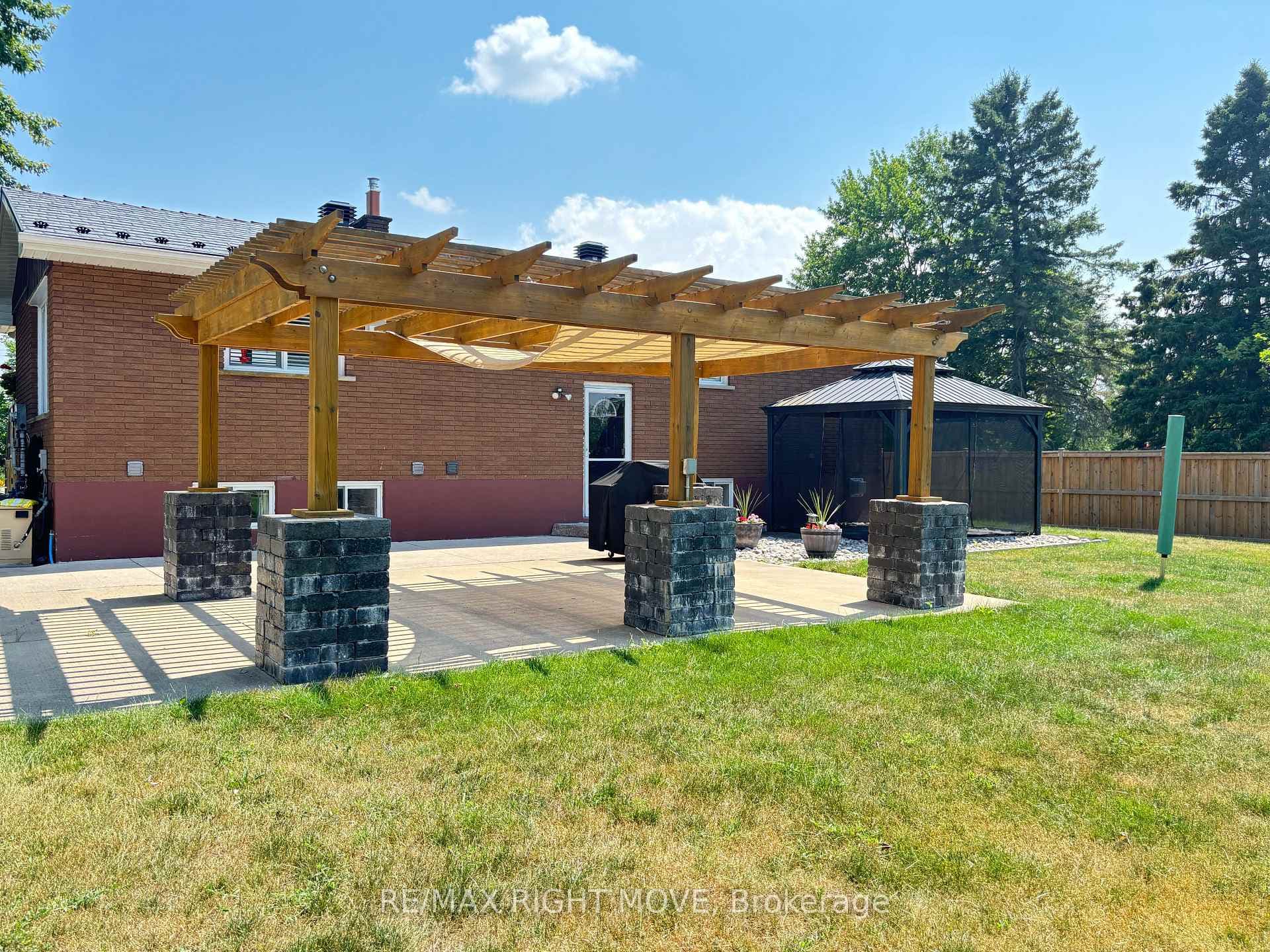 Screened in hardtop gazebo & pergola