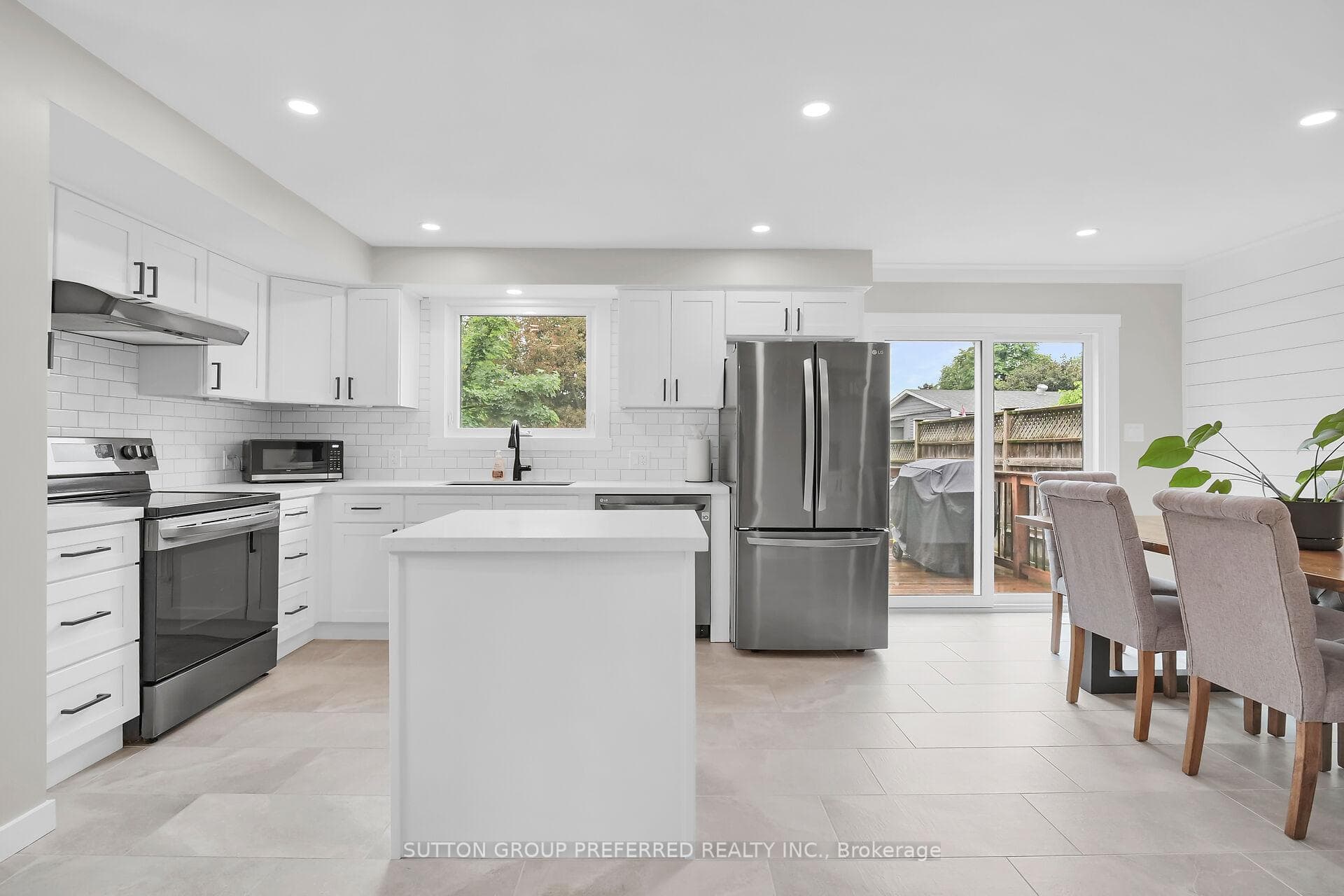 Beautiful totally renovated kitchen/dining room