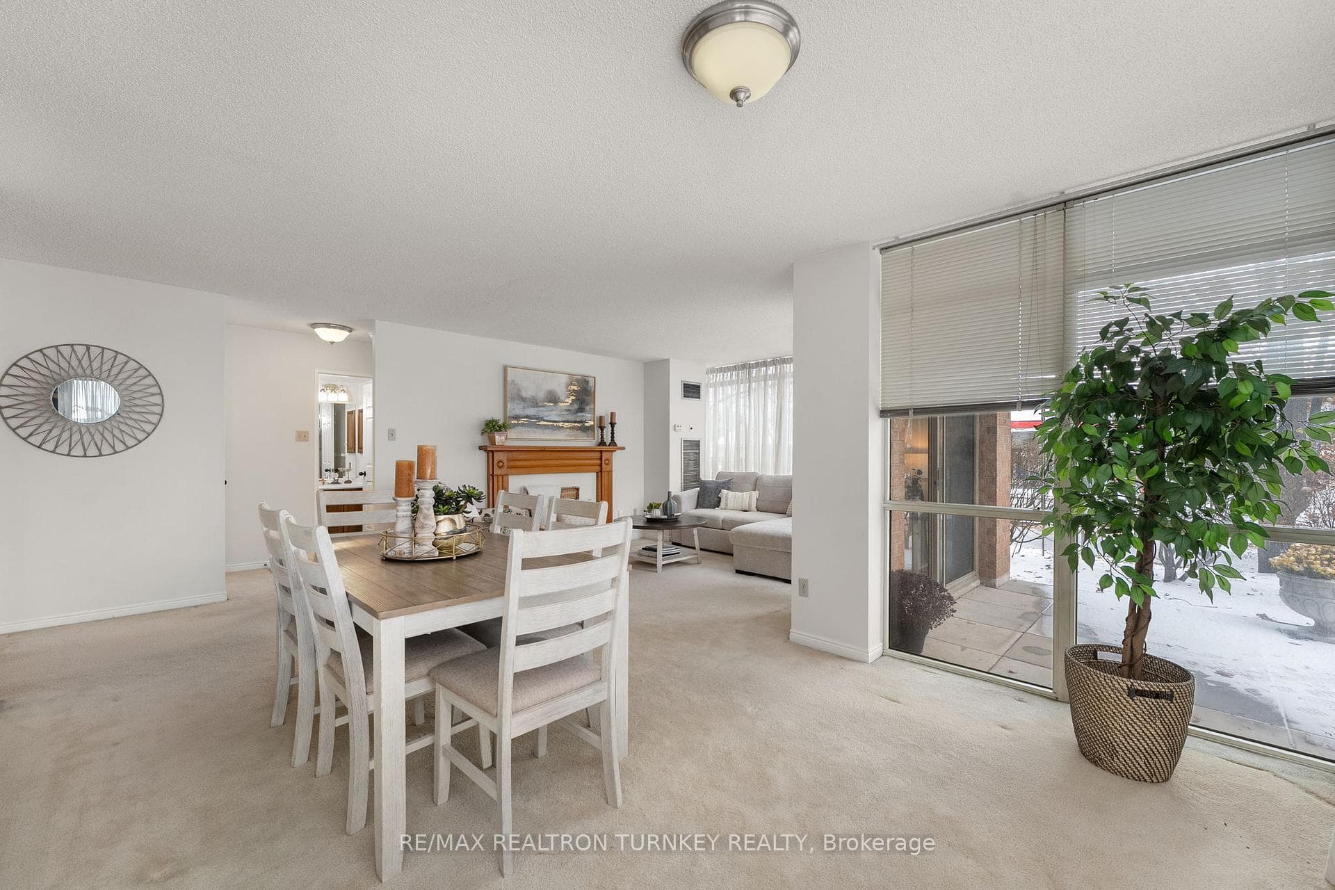 Bright windows bring natural light throughout