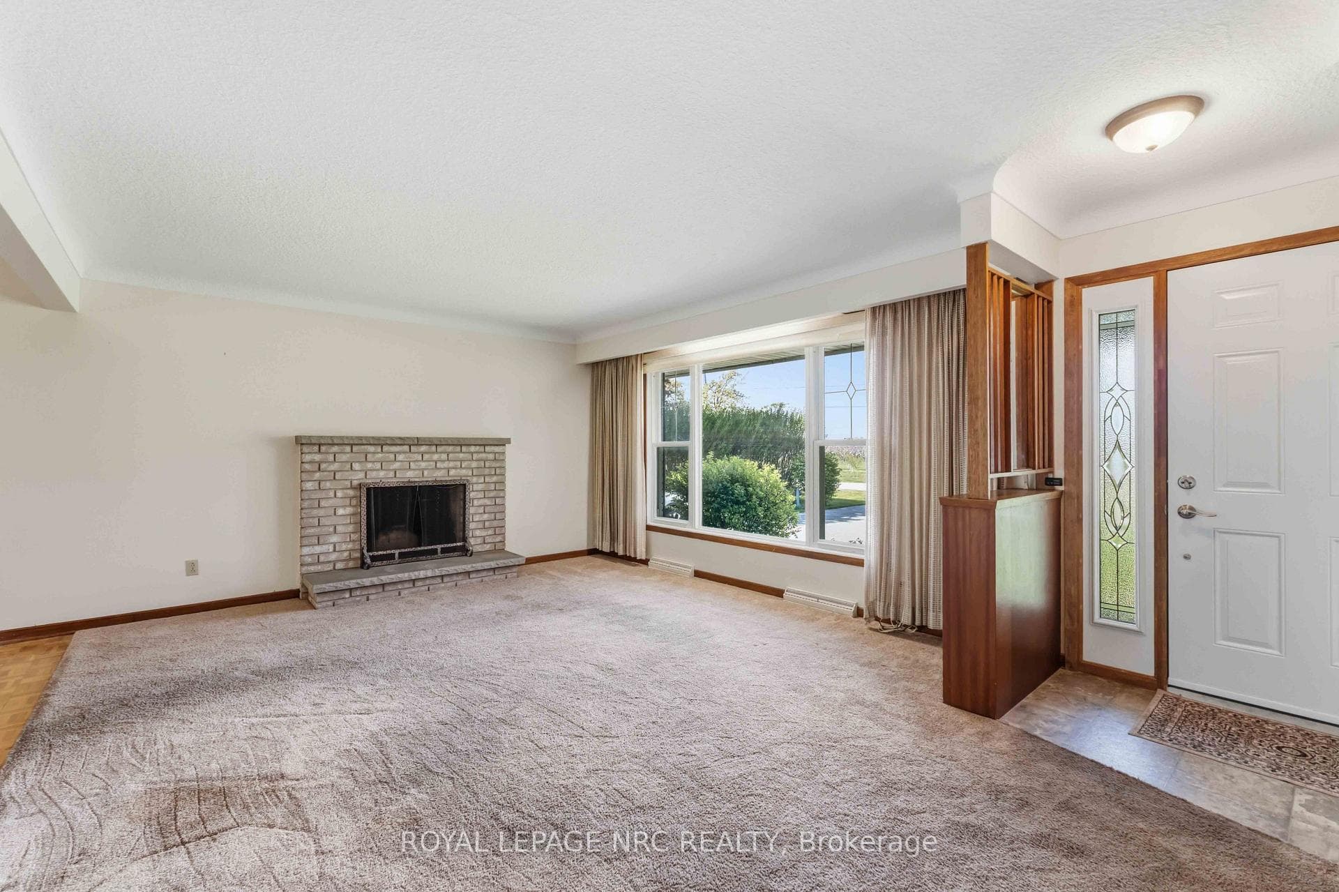 Living Room with Fireplace