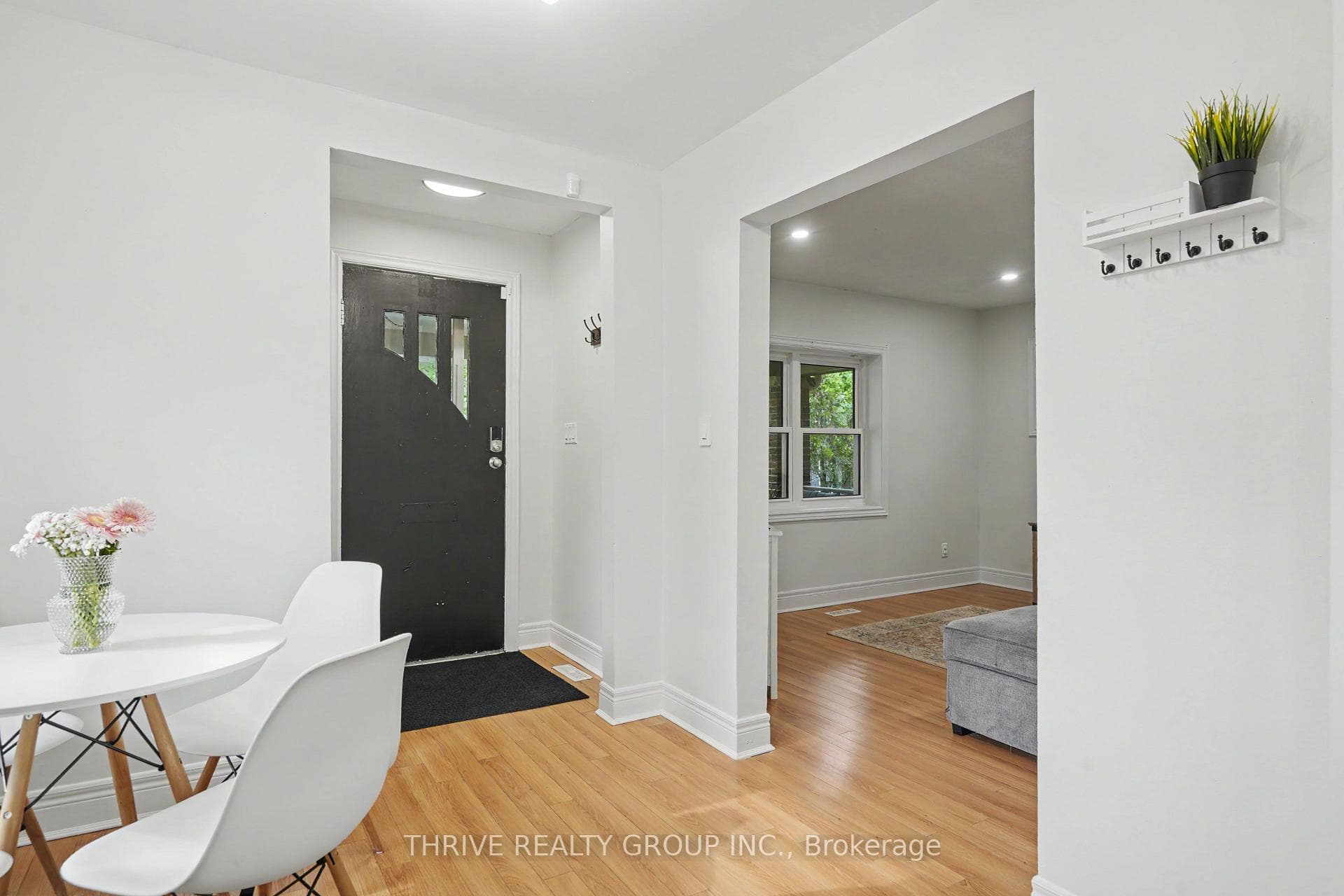 Welcoming foyer into living space