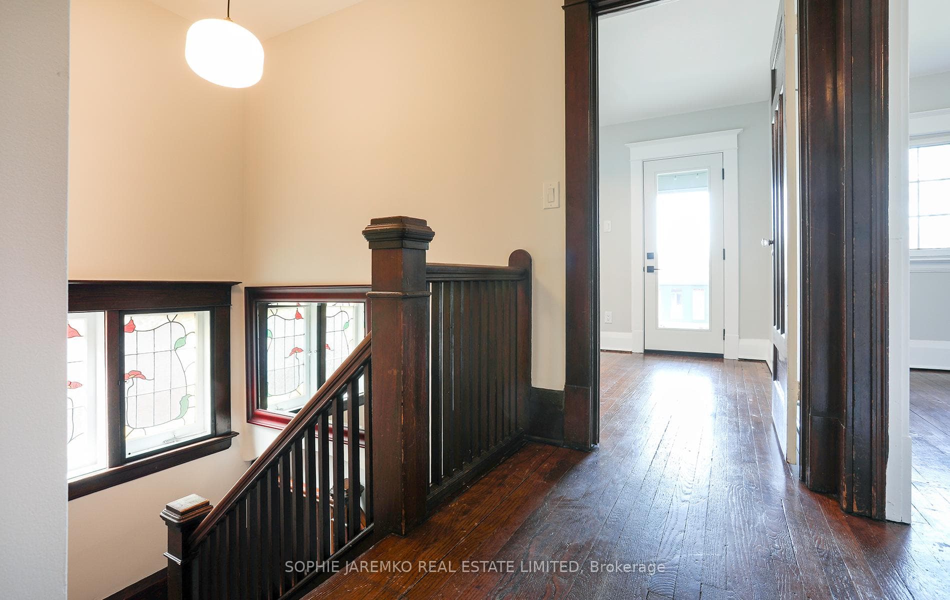Stained Glass windows, 2nd flr landing facing west