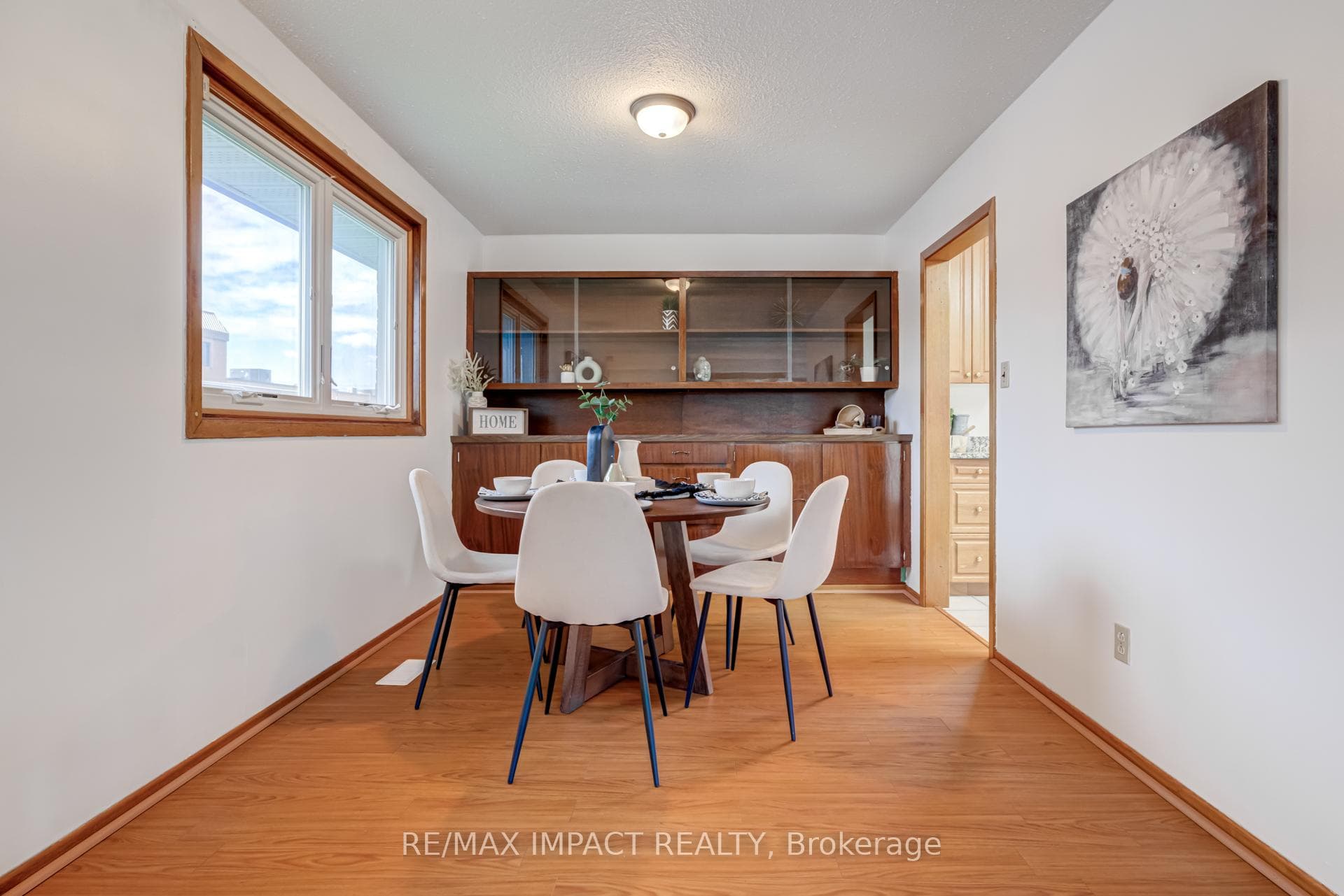 Dining Room With West Window