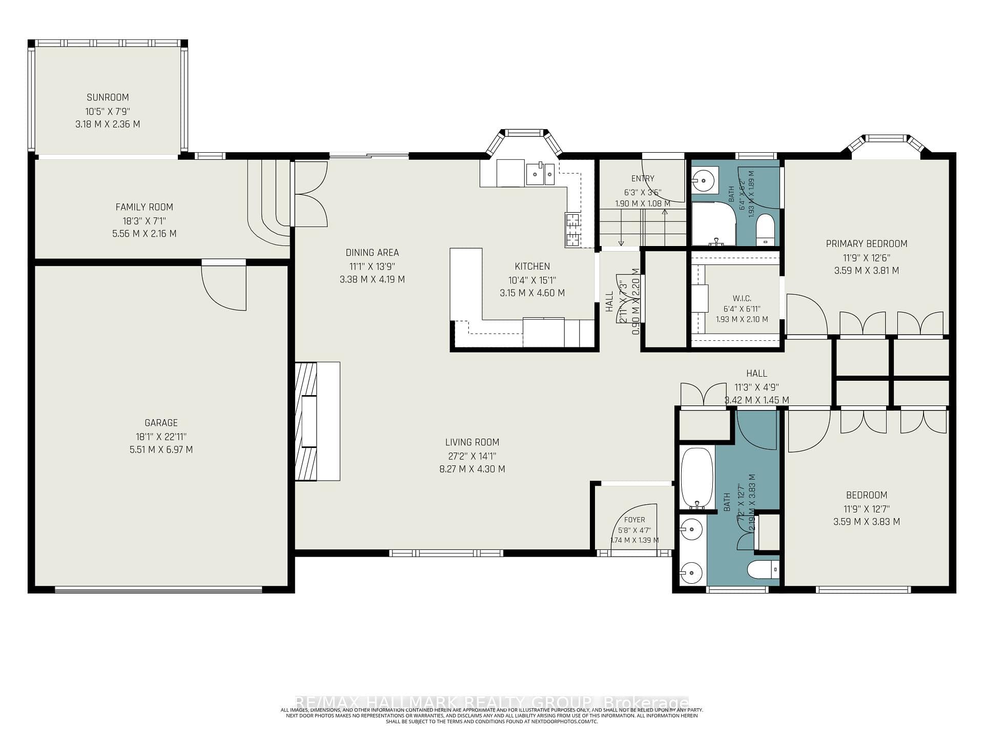 Main level floorplan