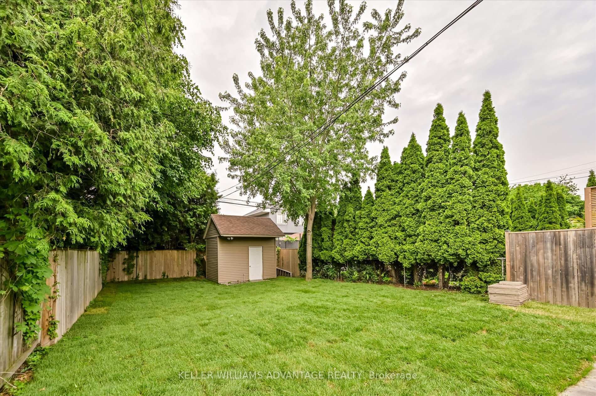 Back yard with Shed