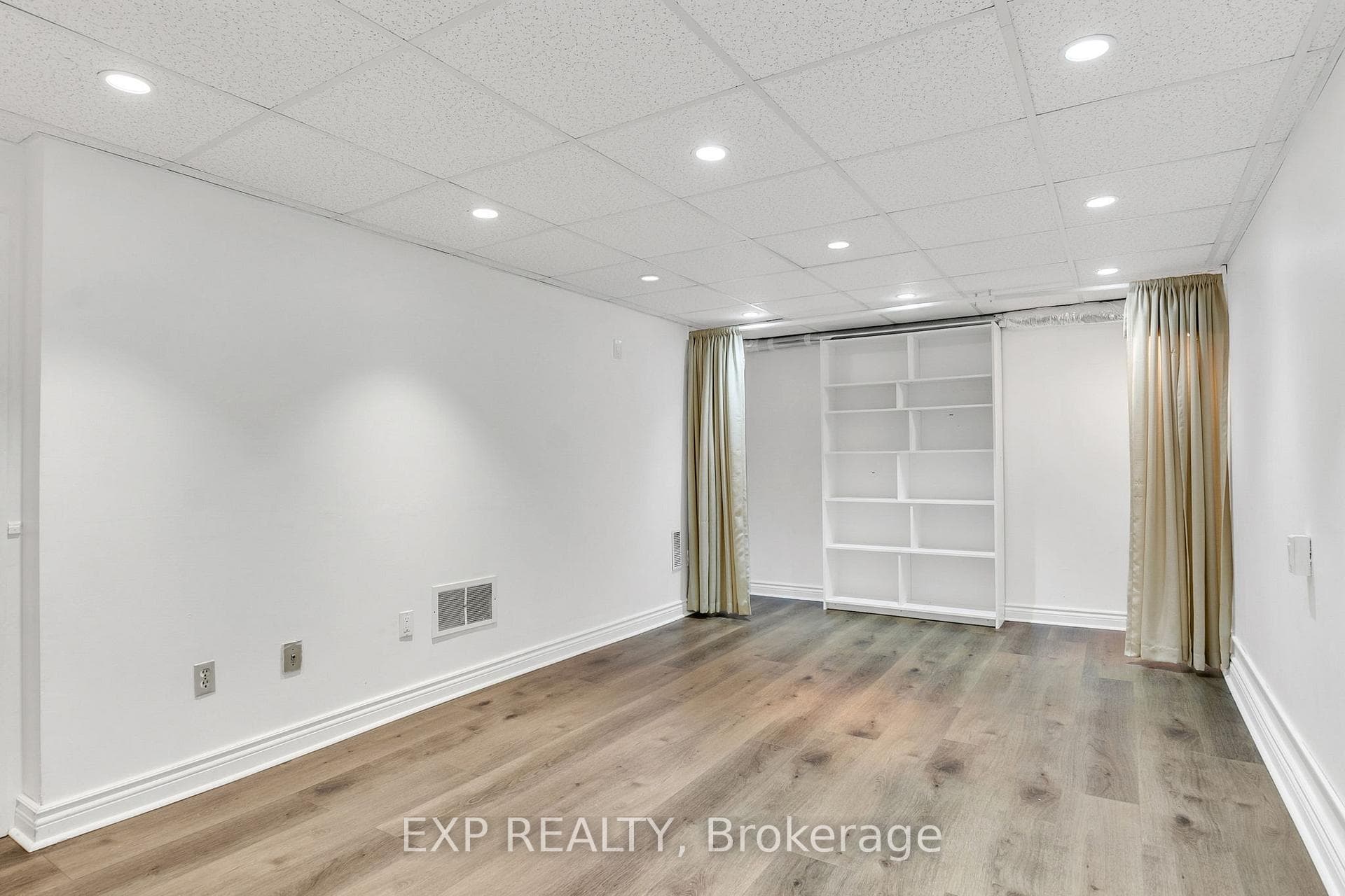The renovated basement!