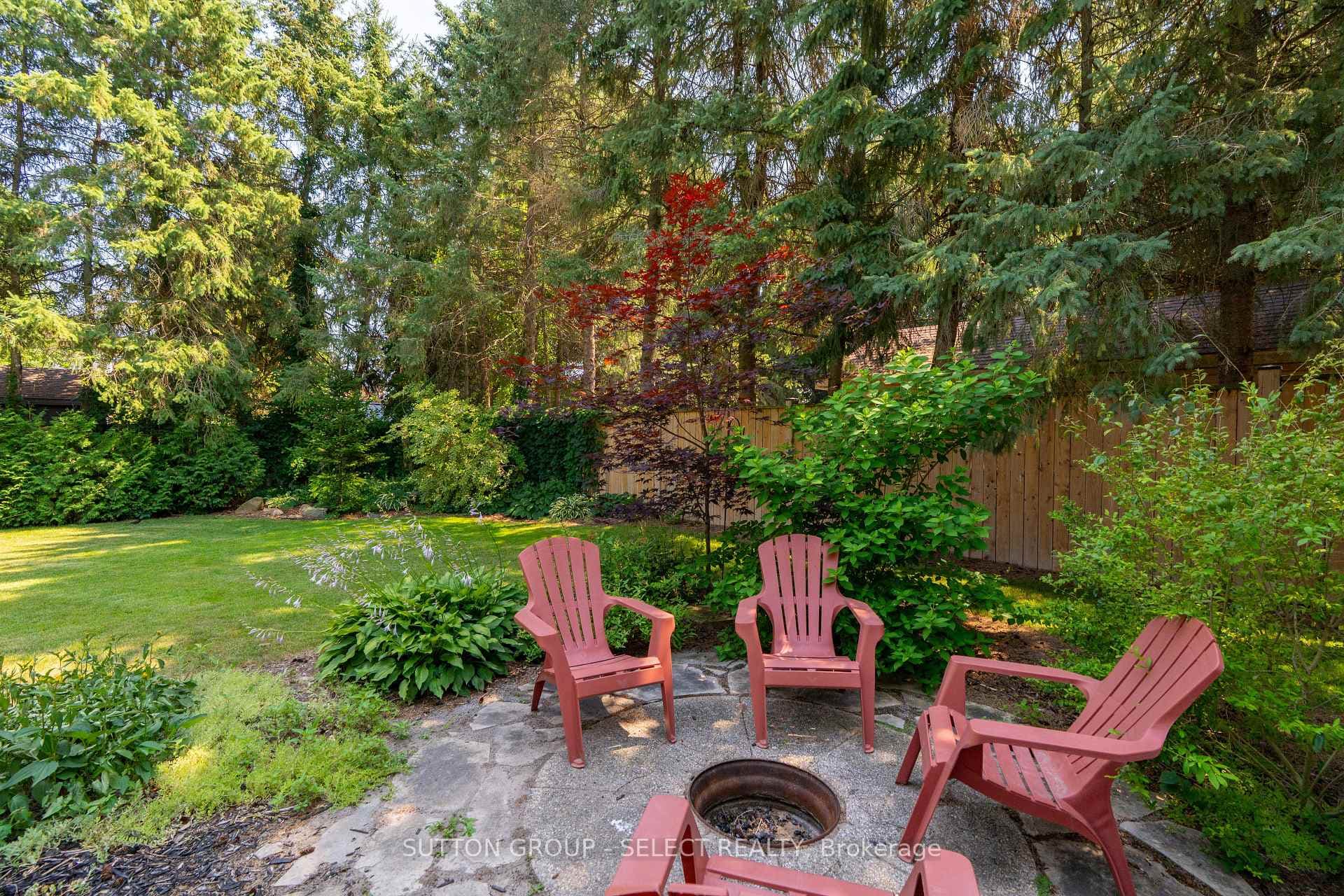 Fire pit area