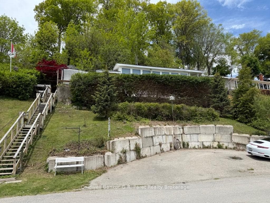 Front view & parking.