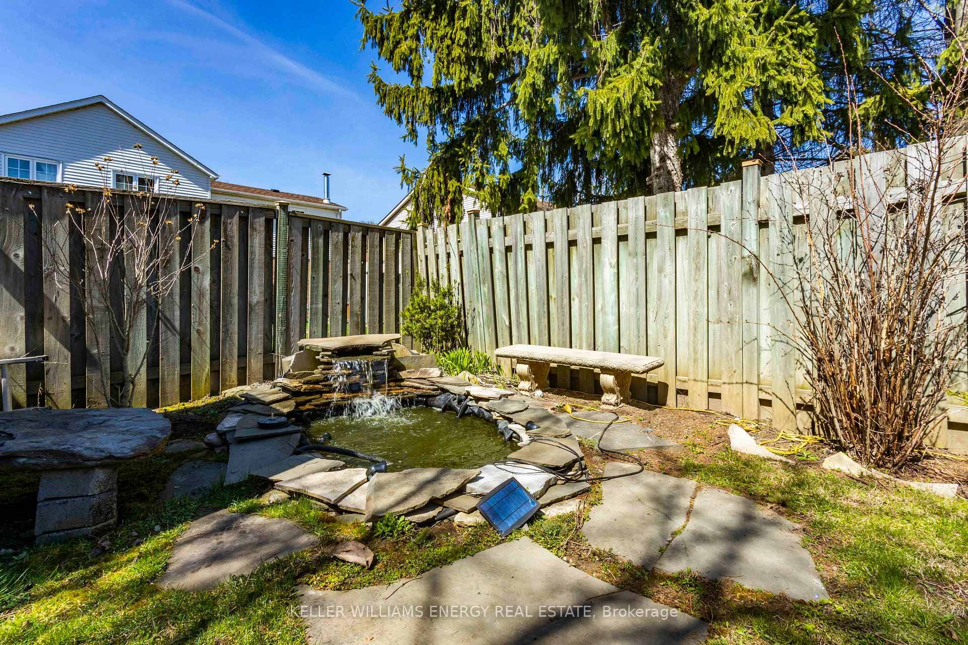 Pond w/Sitting area