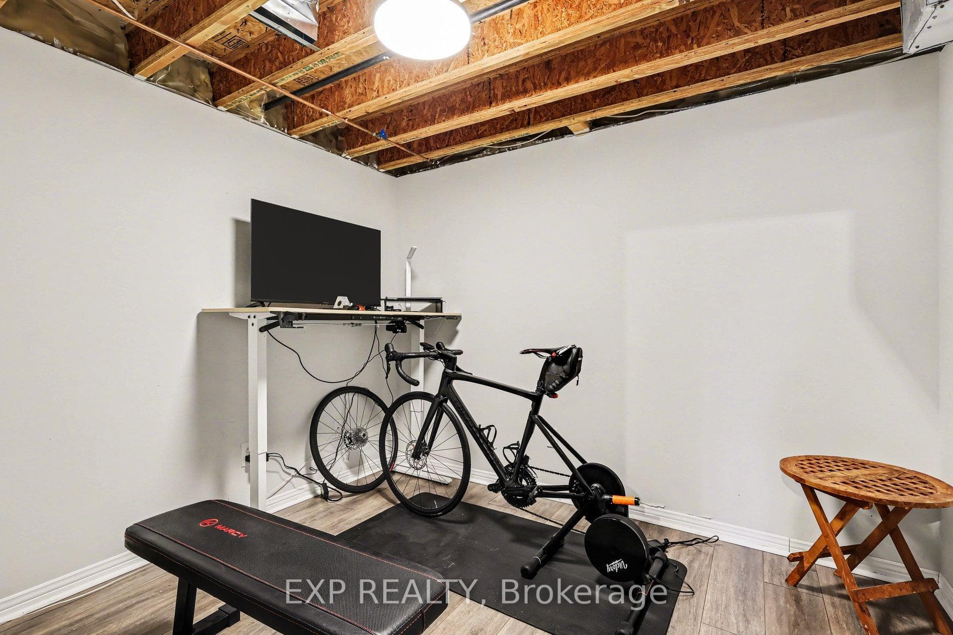 Lower level flex room.